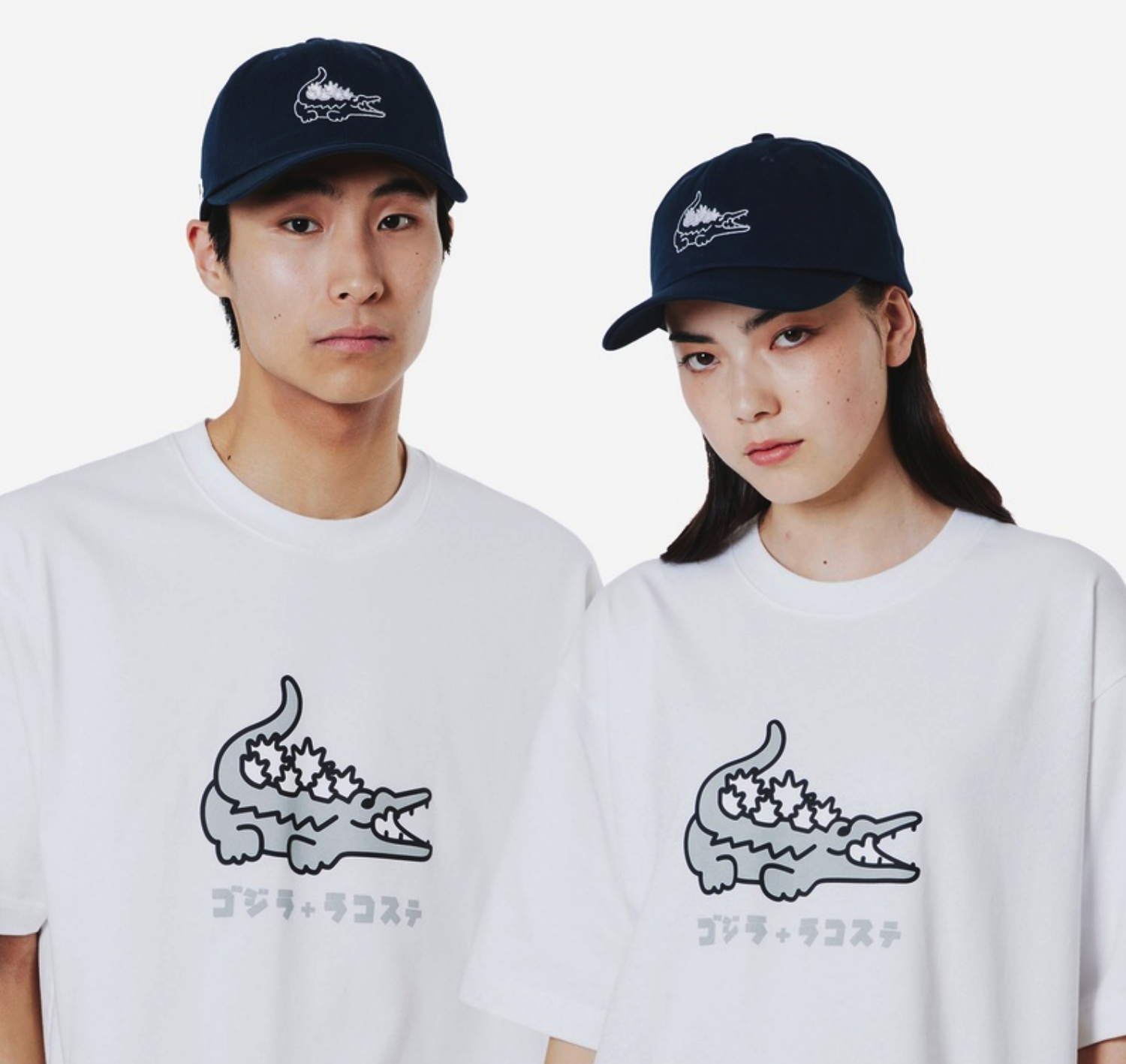 【現貨】Lacoste x 哥吉拉 哥吉拉鱷魚印花 短tee TH04GZJ