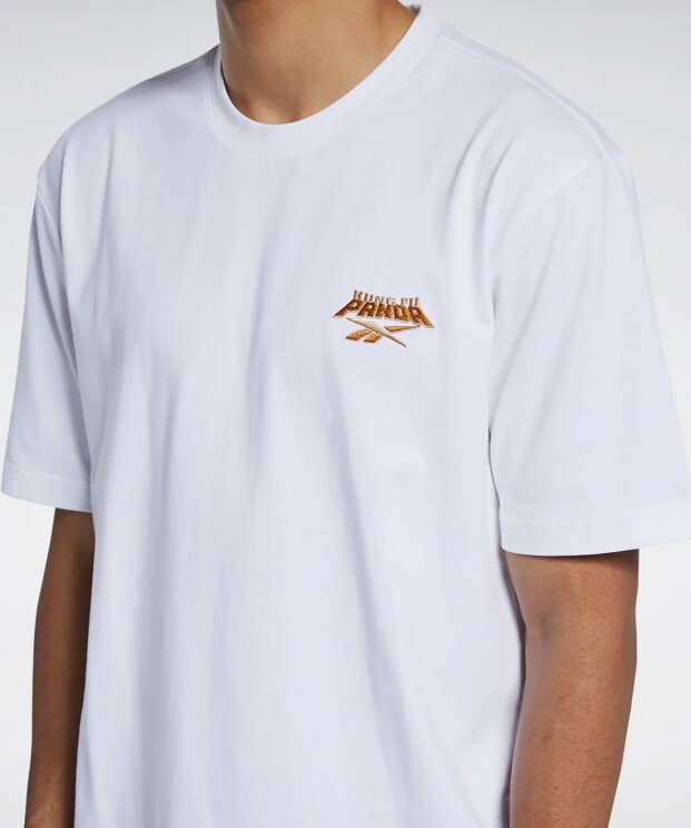 REEBOK 短T 白色 熊貓 短袖  男 H18406