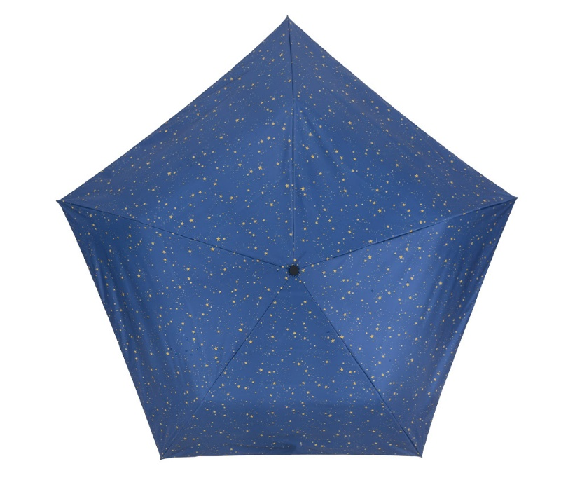 RICCINI UPF50+ 超輕晴雨傘-星海,深藍色 -M