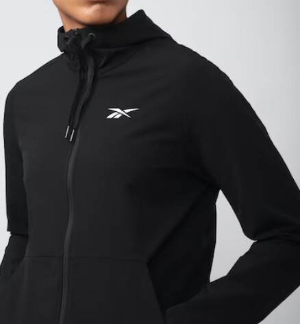 REEBOK 外套 黑色 連帽 男 H44116