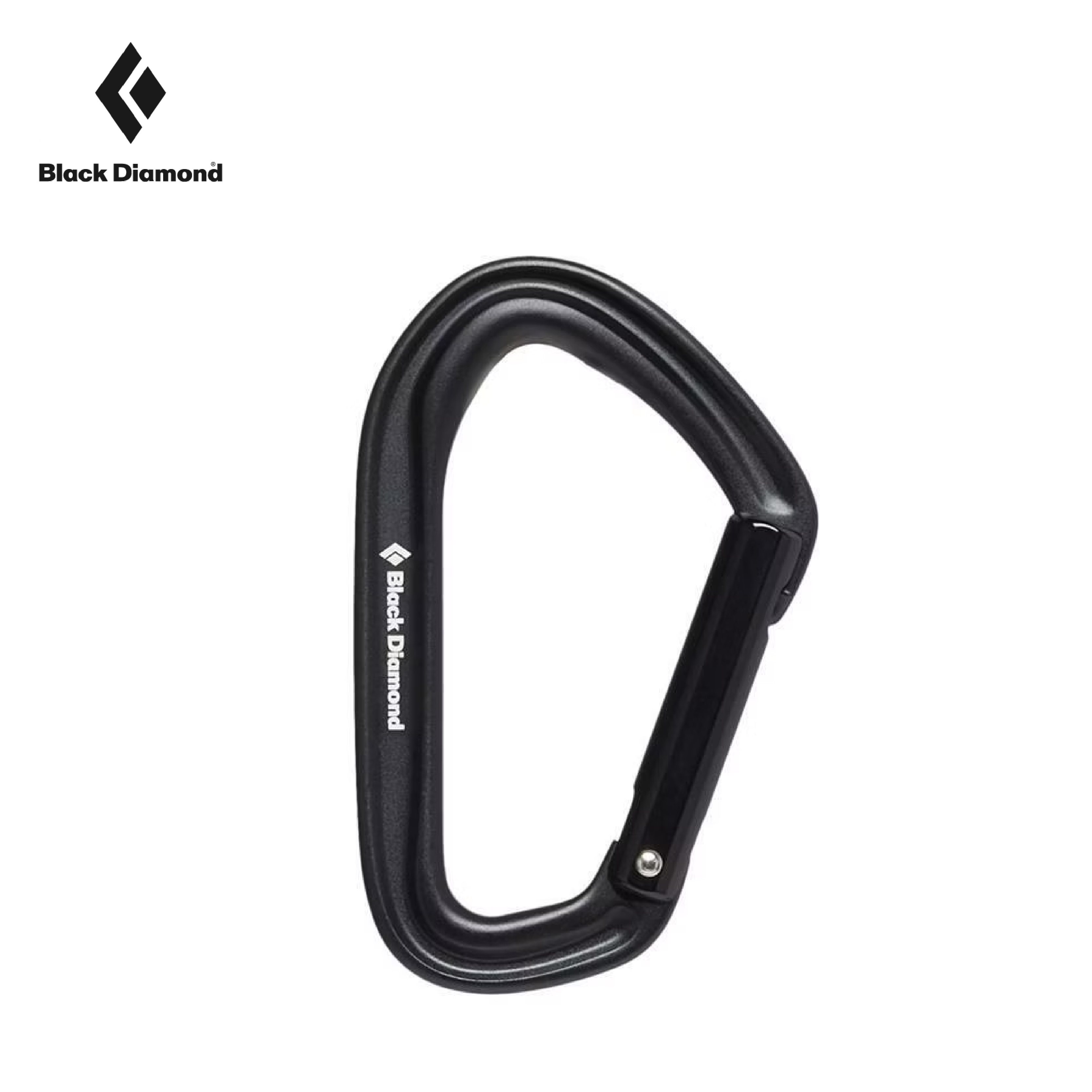 Black Diamond 美國 HOTFORGE STRAIGHT GATE 鉤環 (黑) 79BD210158