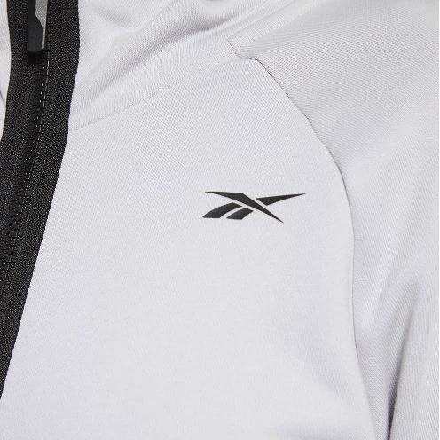 REEBOK 外套 灰色 訓練 連帽外套 女 FQ9306