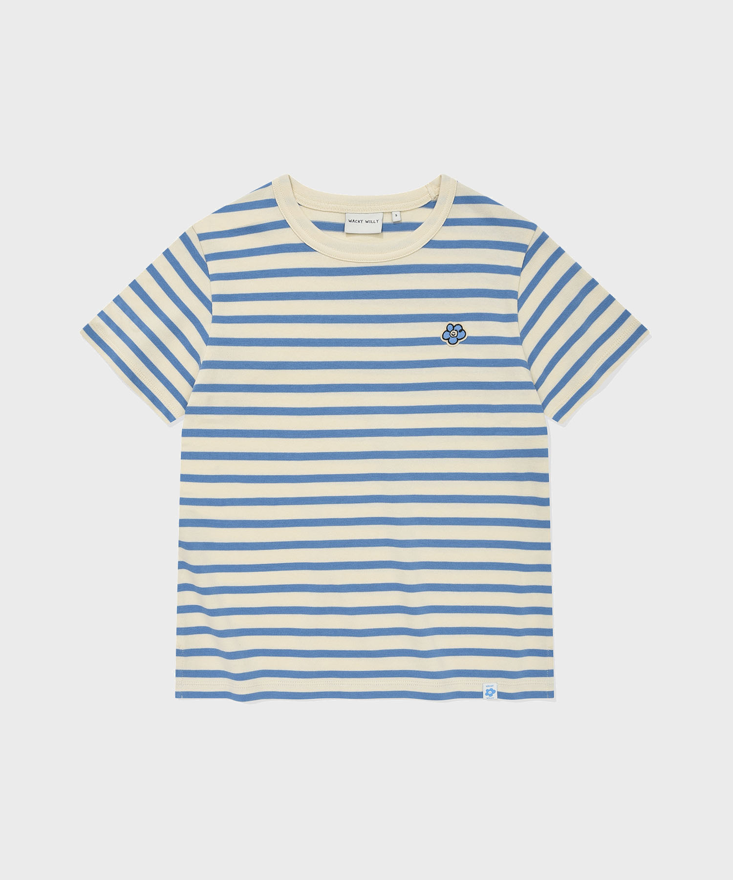 【Wacky Willy】Women's Striped Short Sleeve T-shirt (4 Colors)