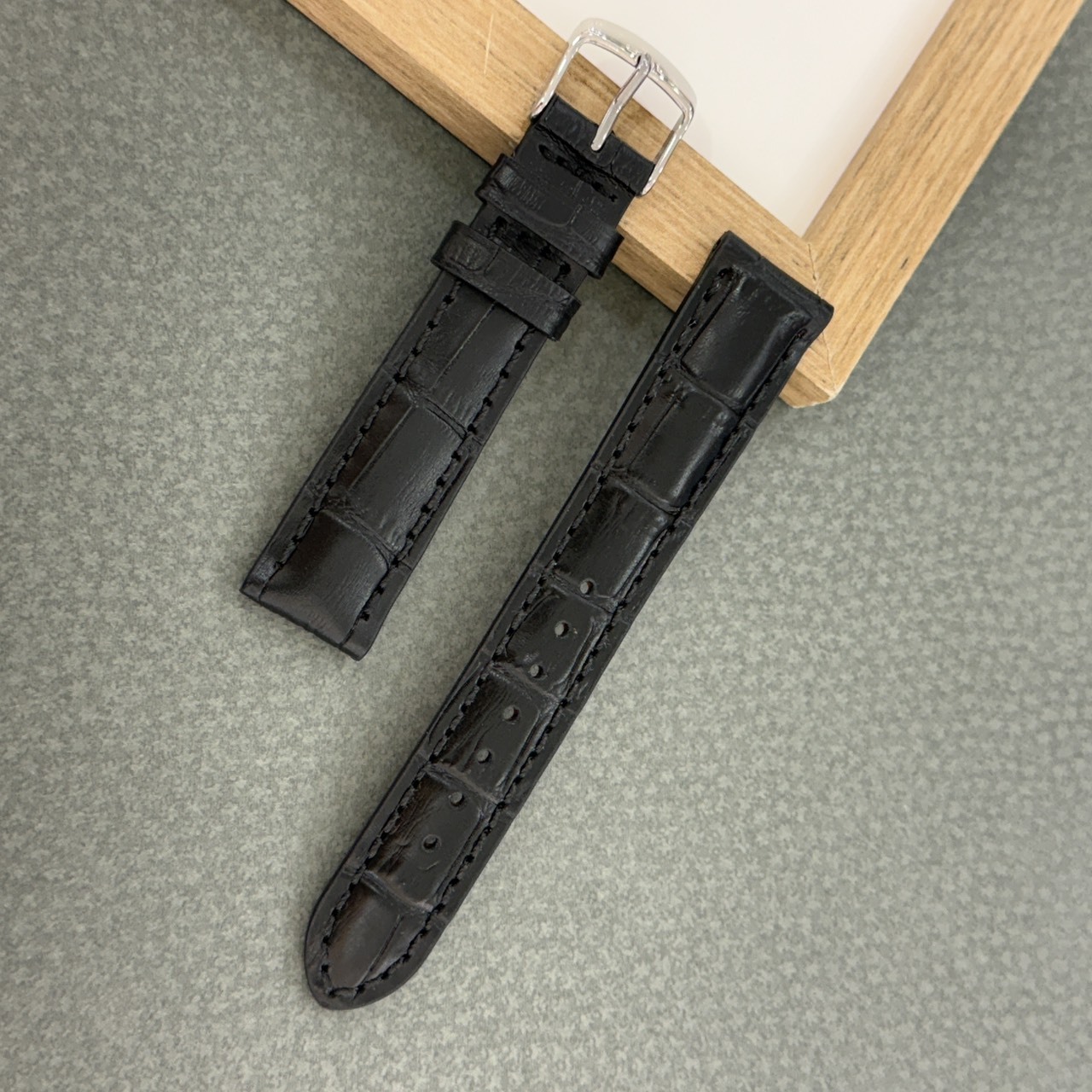 【皮帶】壓紋皮革質感皮帶 SL220 (18mm~22mm) 現代鐘錶