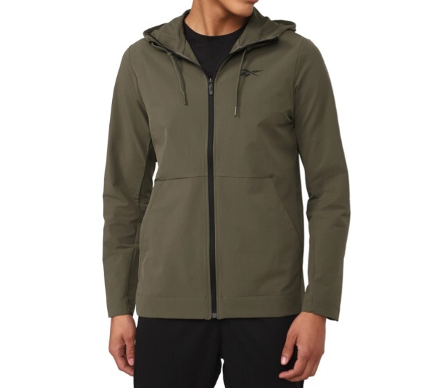 REEBOK 外套 軍綠色 連帽外套 男 H44117
