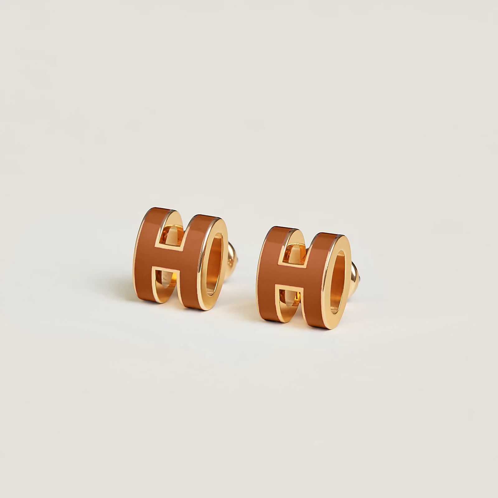 Mini Pop H earrings A9 New Gold CC
