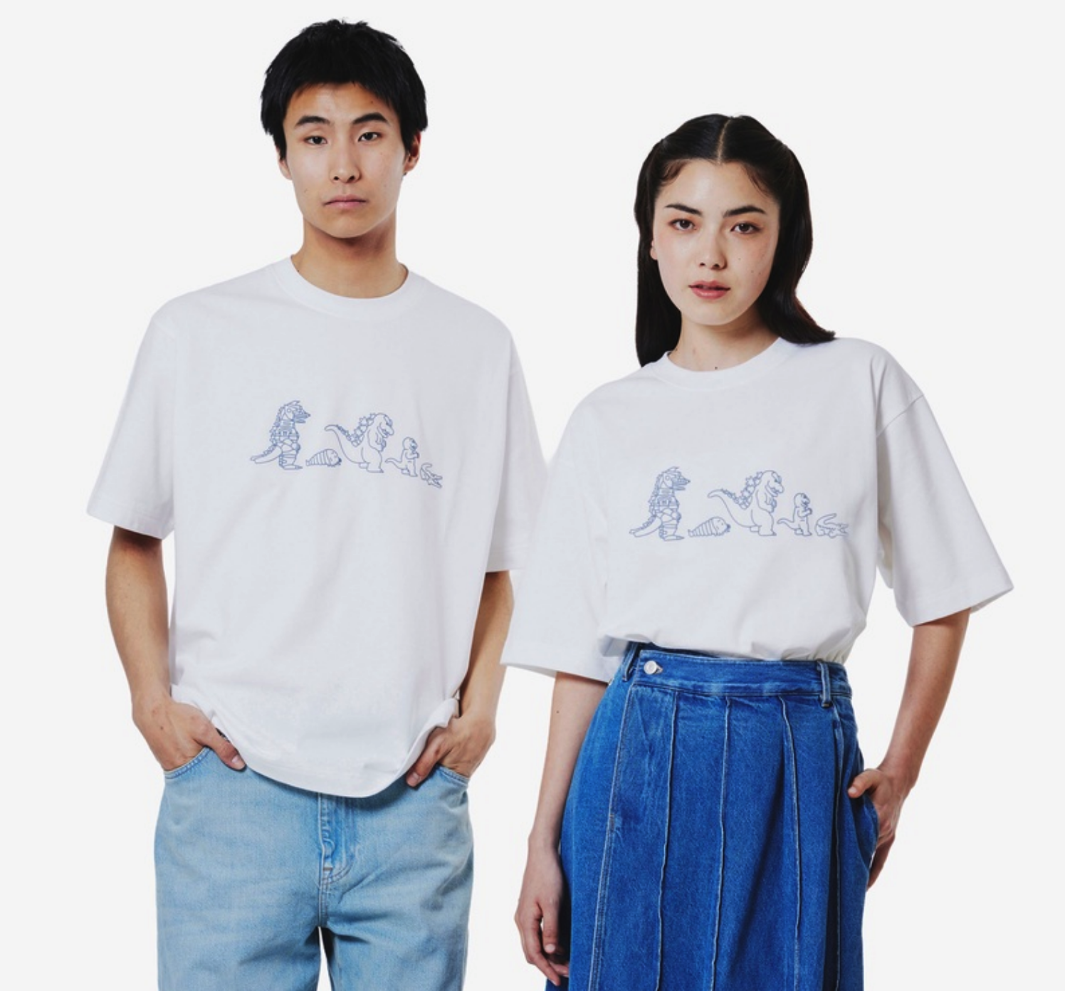 【現貨】Lacoste x 哥吉拉 胸前怪獸群 立體膠印 短tee TH03GZJ ｜TH06GZJ