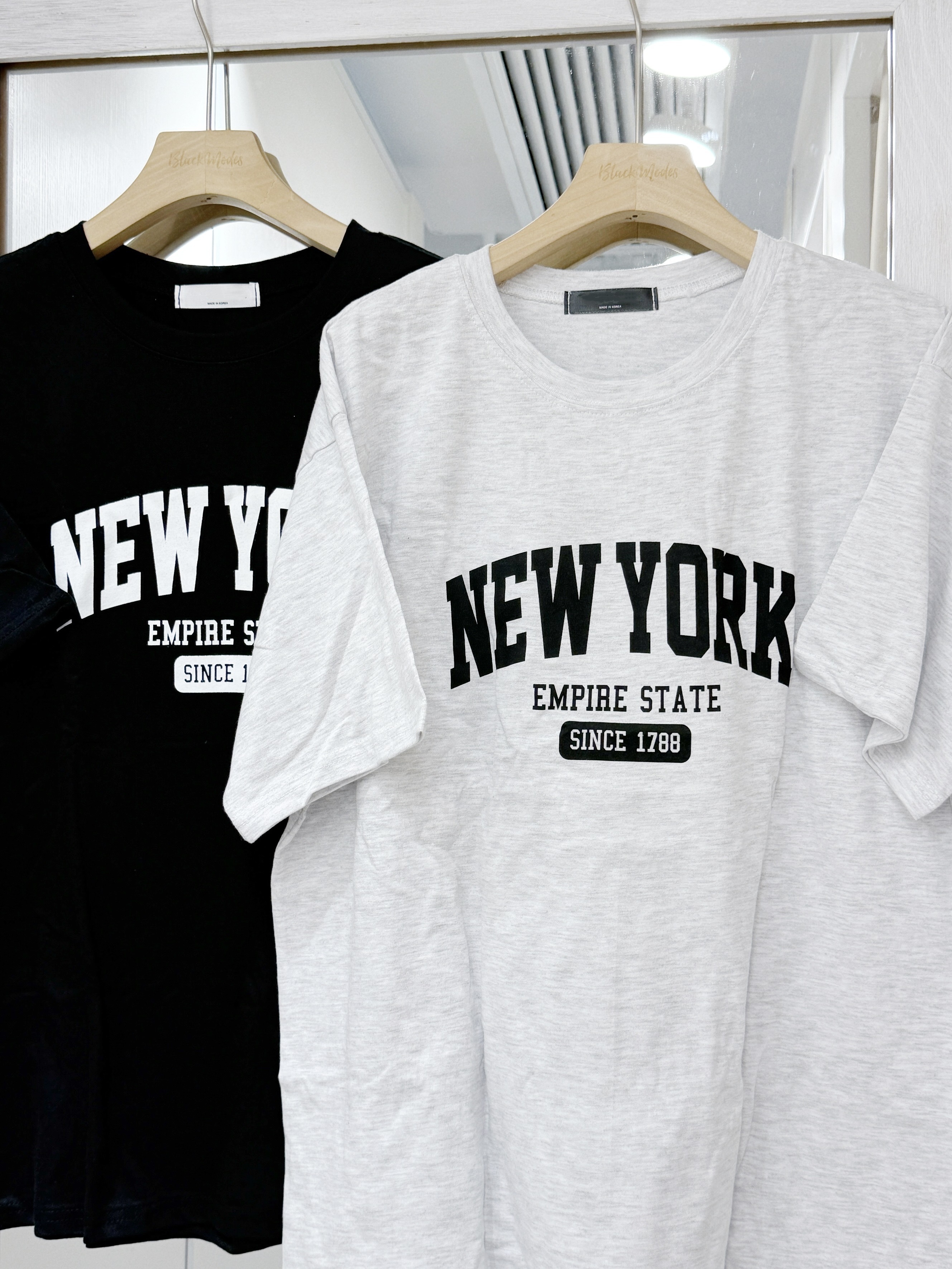 T1568｜休閒風NEW YORK SINCE 1788 OVERSIZE TEE