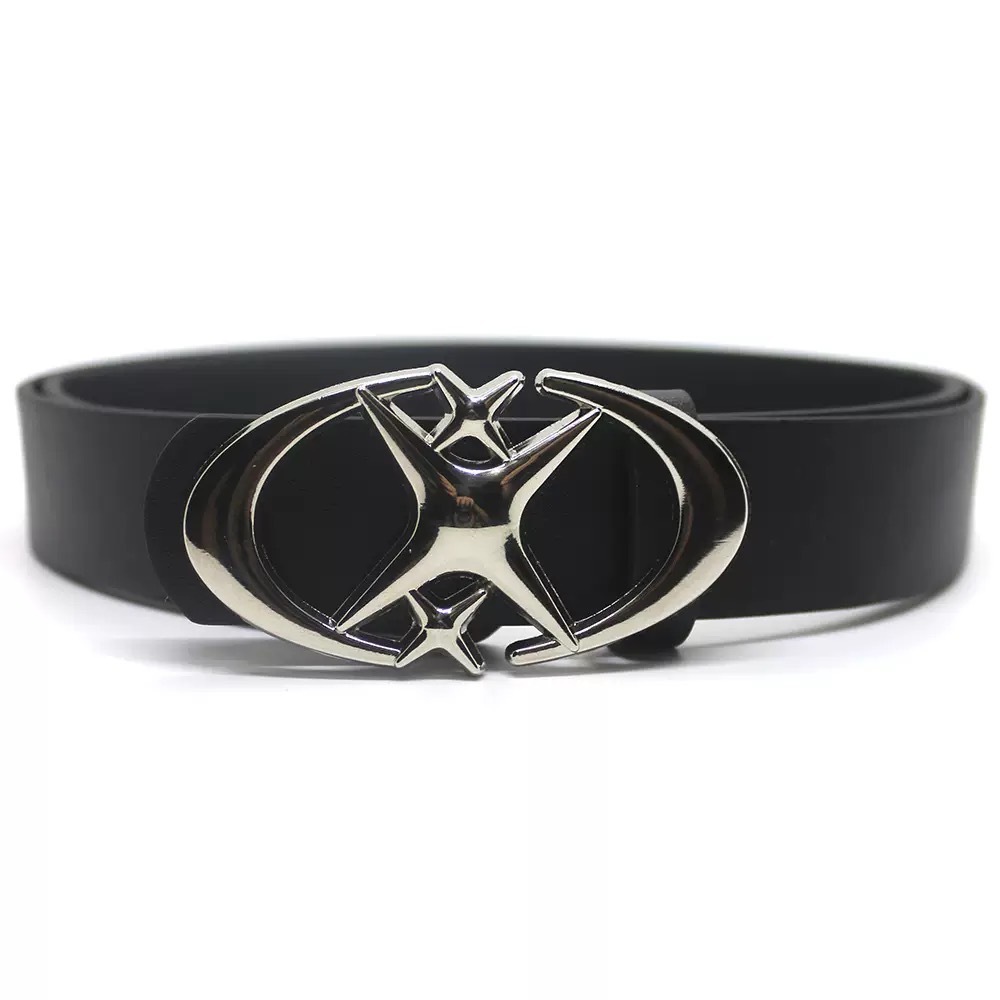 American-style double moon cross star versatile belt