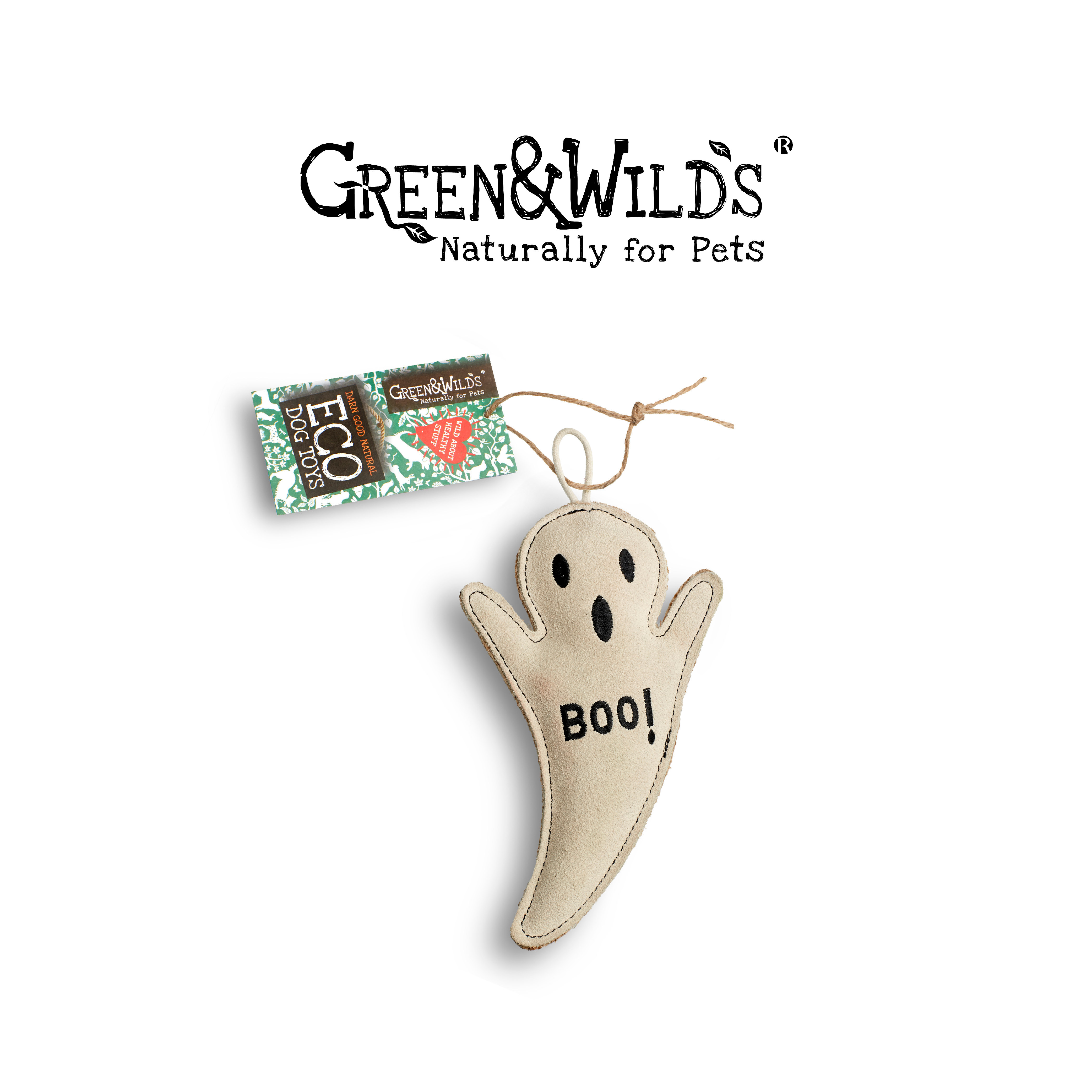 Boo小鬼 - 天然犬用啃咬玩具｜英國 GREEN & WILDS