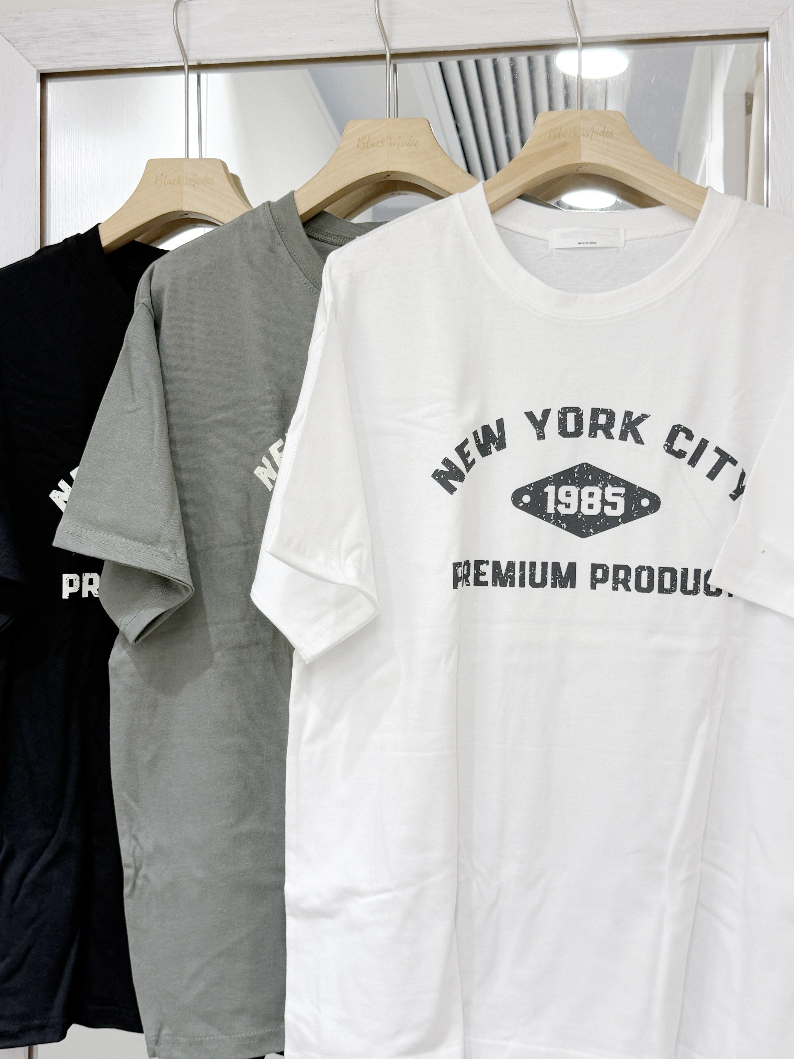 T1569｜休閒風NEW YORK CITY 1985 OVERSIZE TEE