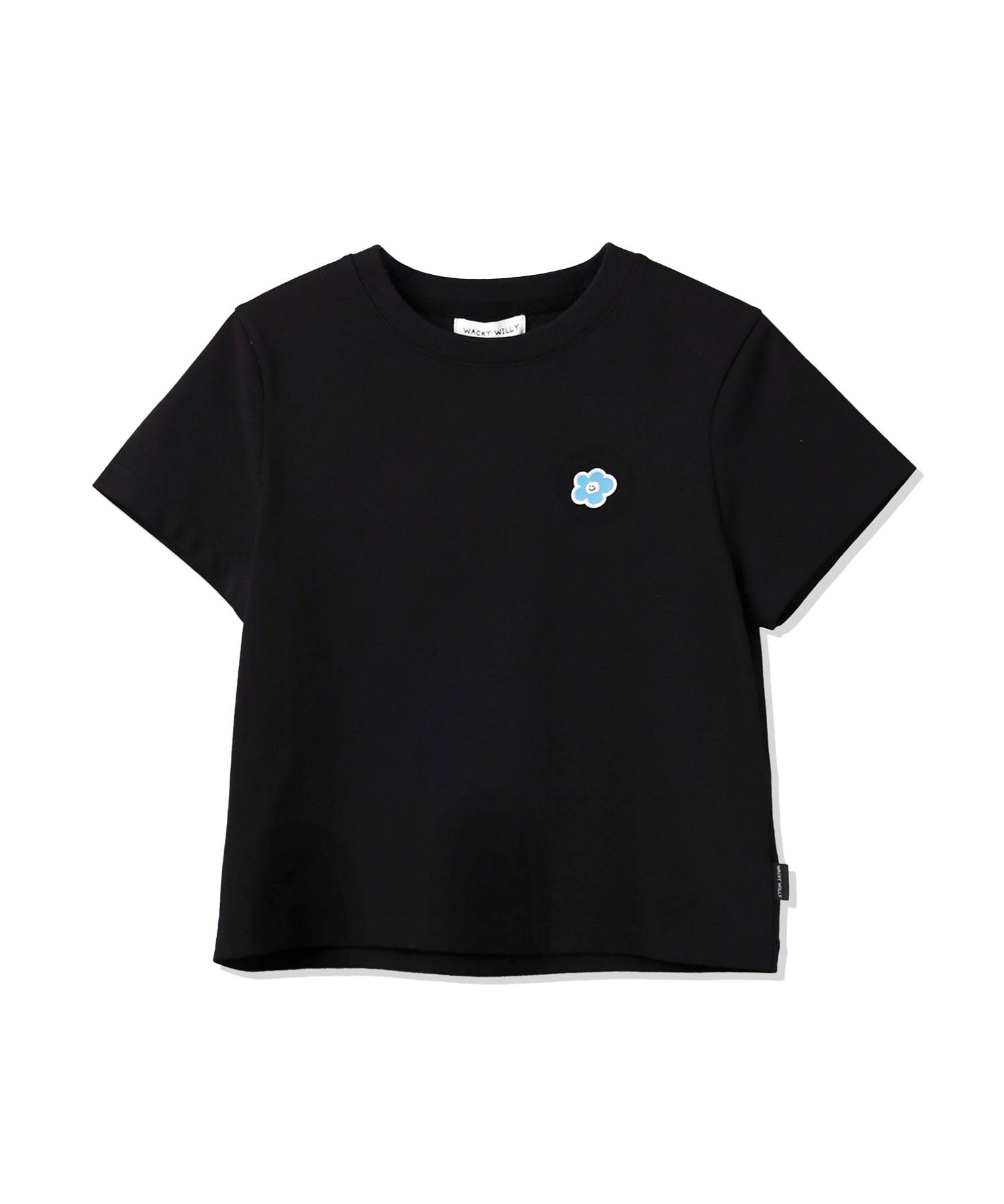 【Wacky Willy】Women's Lily Wappen Crop Short Sleeve T-shirt (2 Colors)