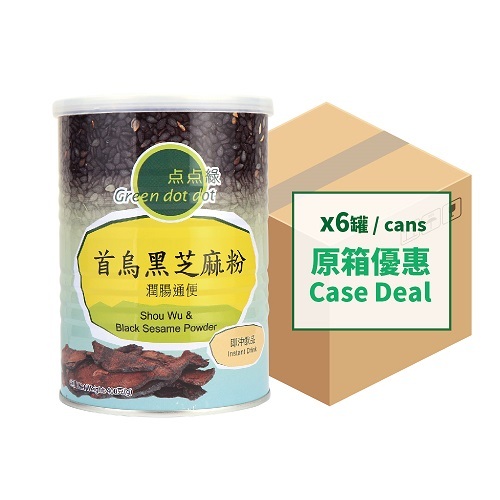 Greendotdot Shou Wu & Black Sesame Powder (400g X6)