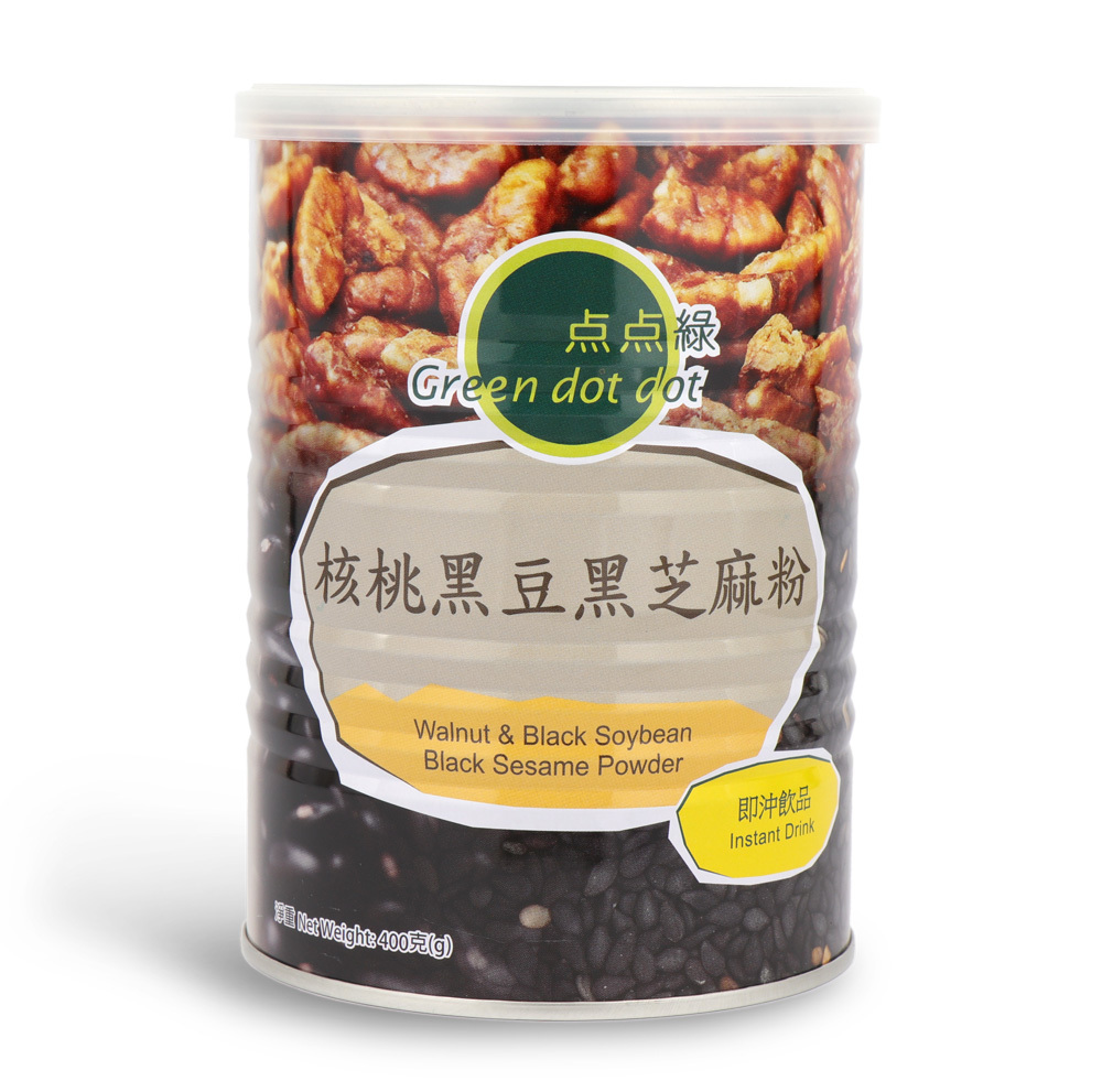 Greendotdot Walnut with Black Soybean Powder & Black Sesame (400g X6)