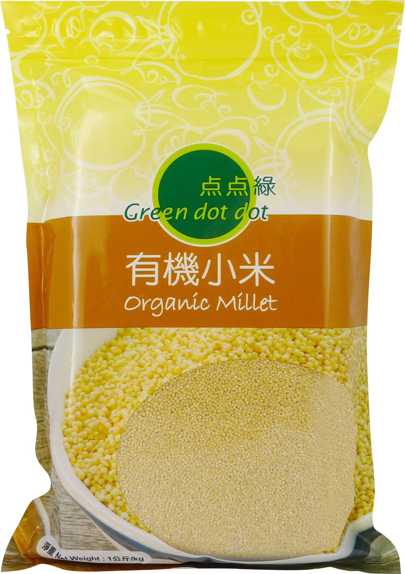 點點綠 有機小米 (1公斤 x10)
