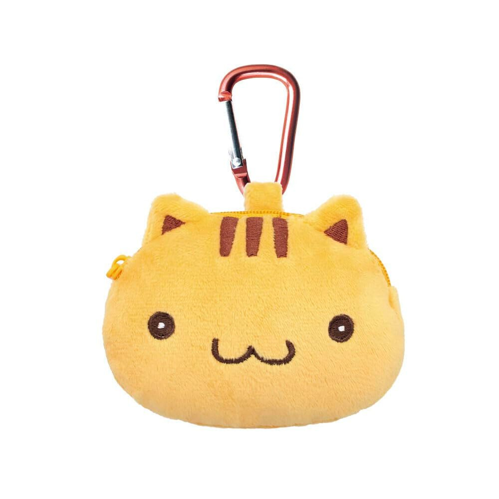 日本 Sanrio Pom Pom Purin 布甸狗 30周年系列 - 公仔頭形拉鍊袋連爬心扣