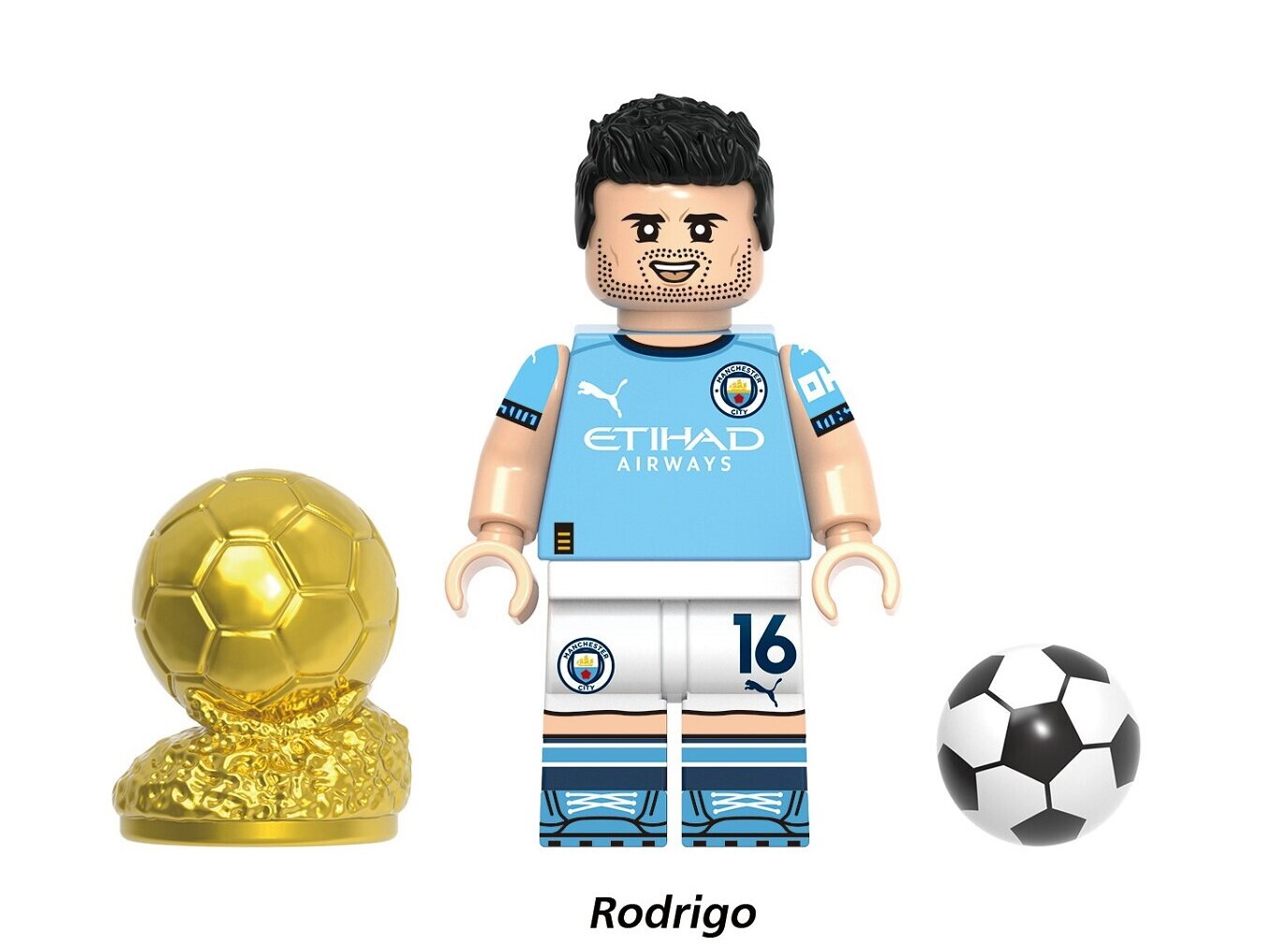 World Cup Football Series Rodrigo Custom Lego Minifigures G0191 GH0710