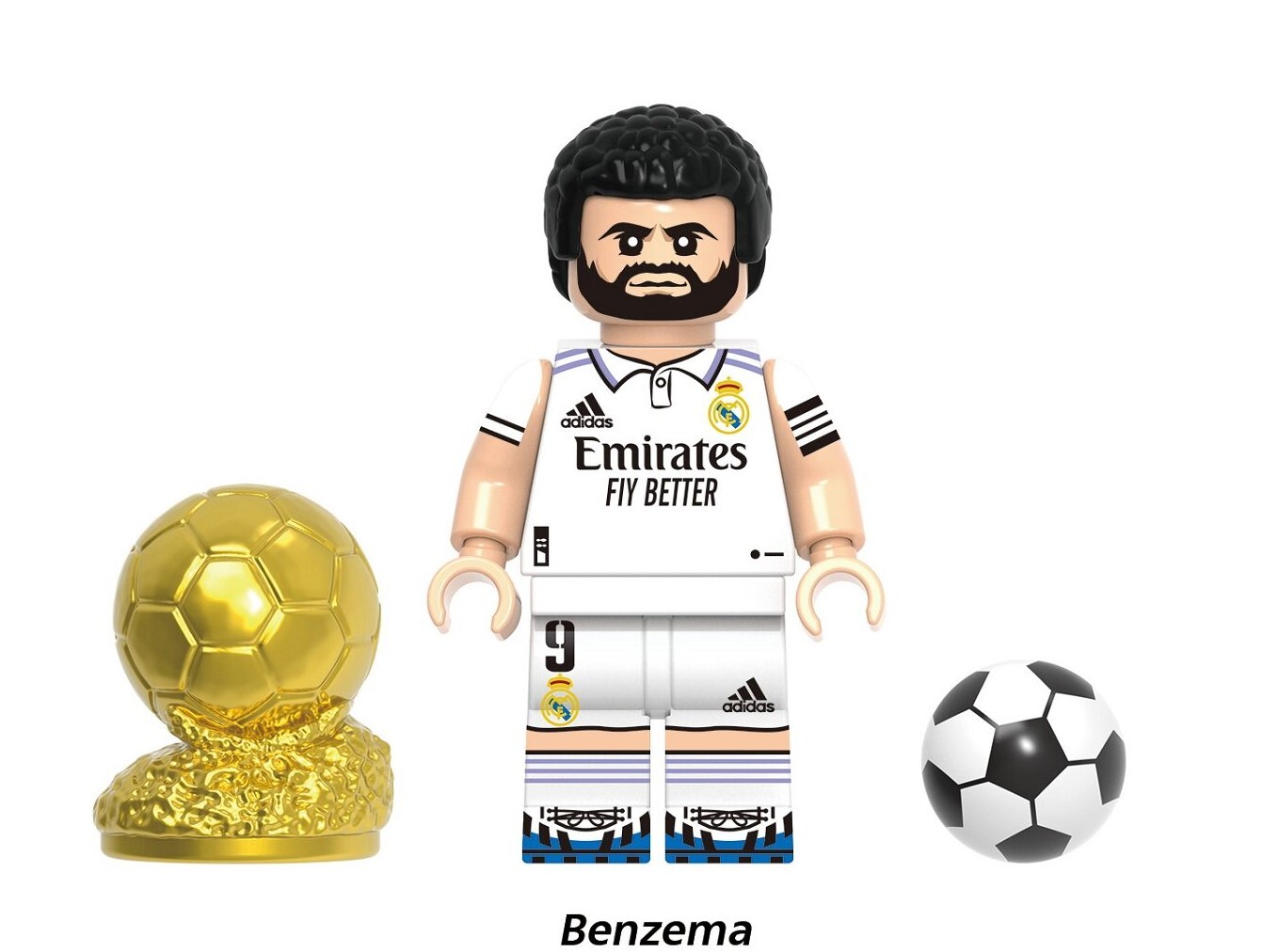 World Cup Football Series Benzema Custom Lego Minifigures G0191 GH0711