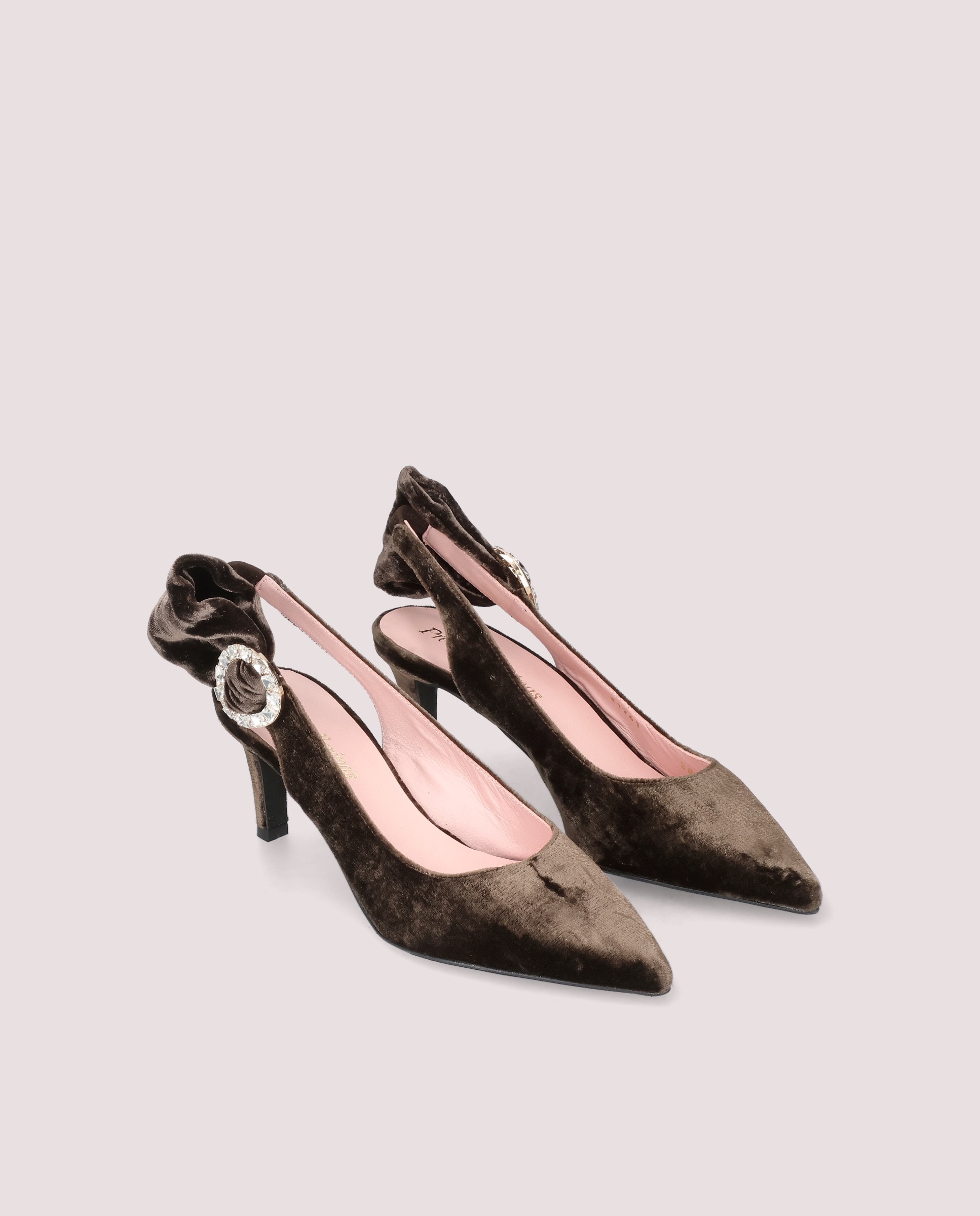 1PB0611-053 [PRETTY BALLERINAS] Salon Brown High Heel #52843_003 (EU)