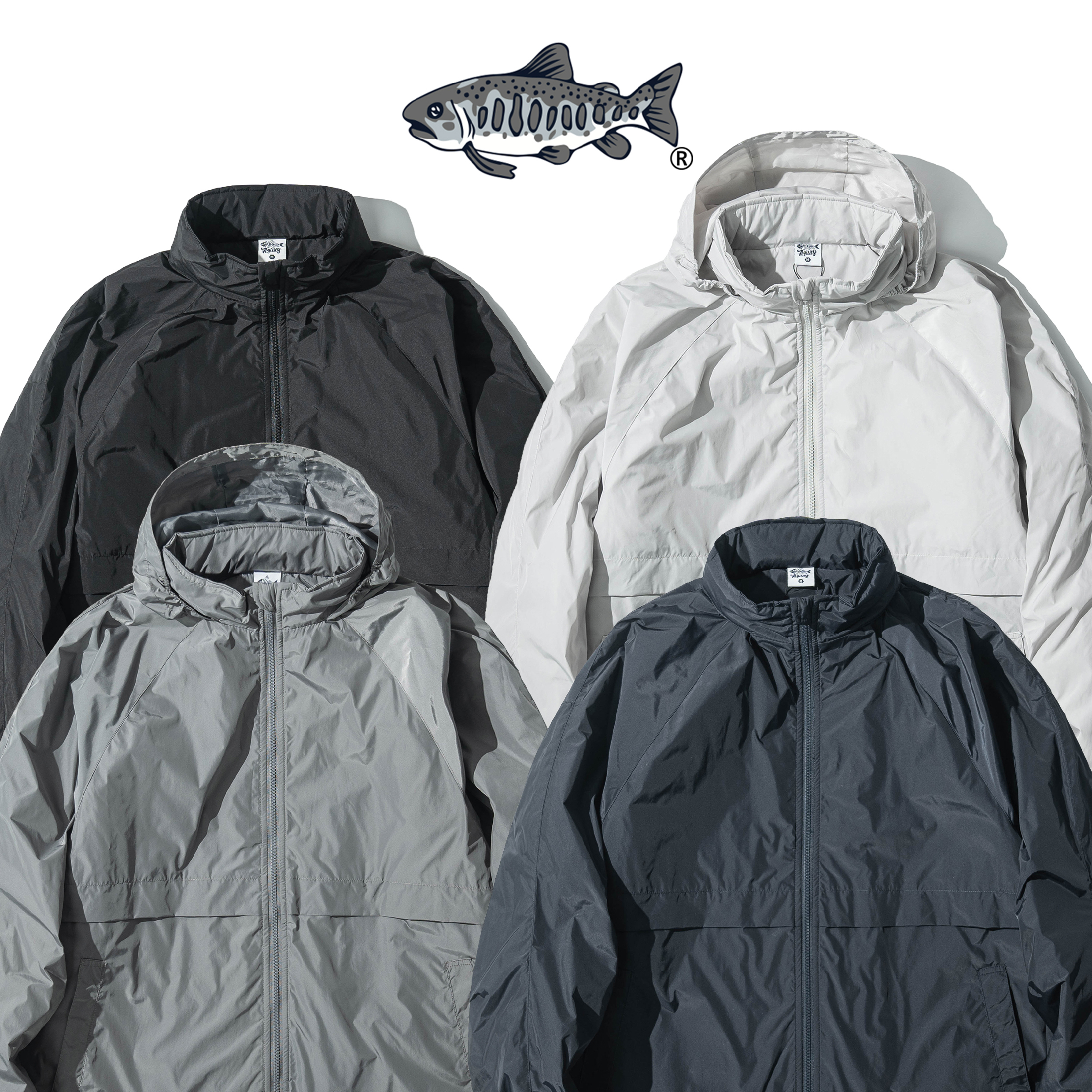 AGILITY Windbreaker Padded Jacket 保暖 立領連帽 鋪棉外套 [AT63-24]