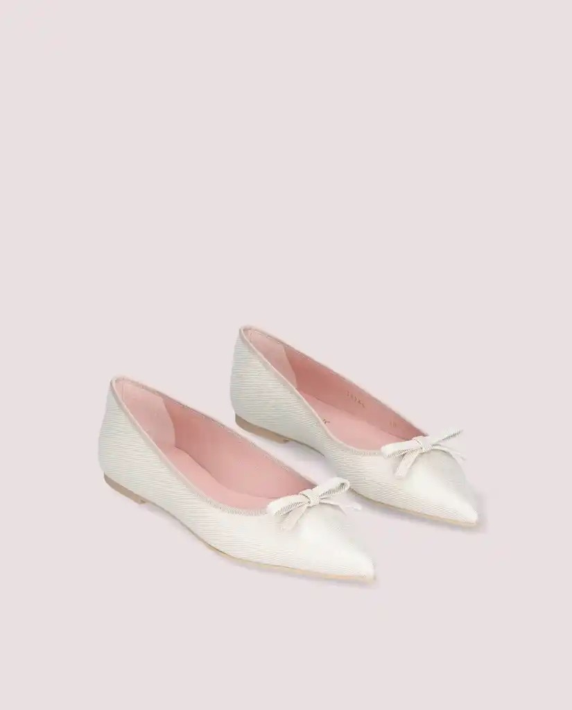 1PB0611-019 [PRETTY BALLERINAS] Ballerina In Soft Leather White #49438_003 (EU)