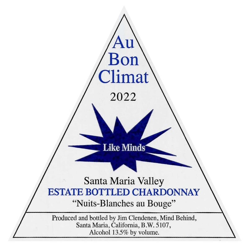 Au Bon Climat Nuits Blanches au Bouge Chardonnay 2022 (RP92)