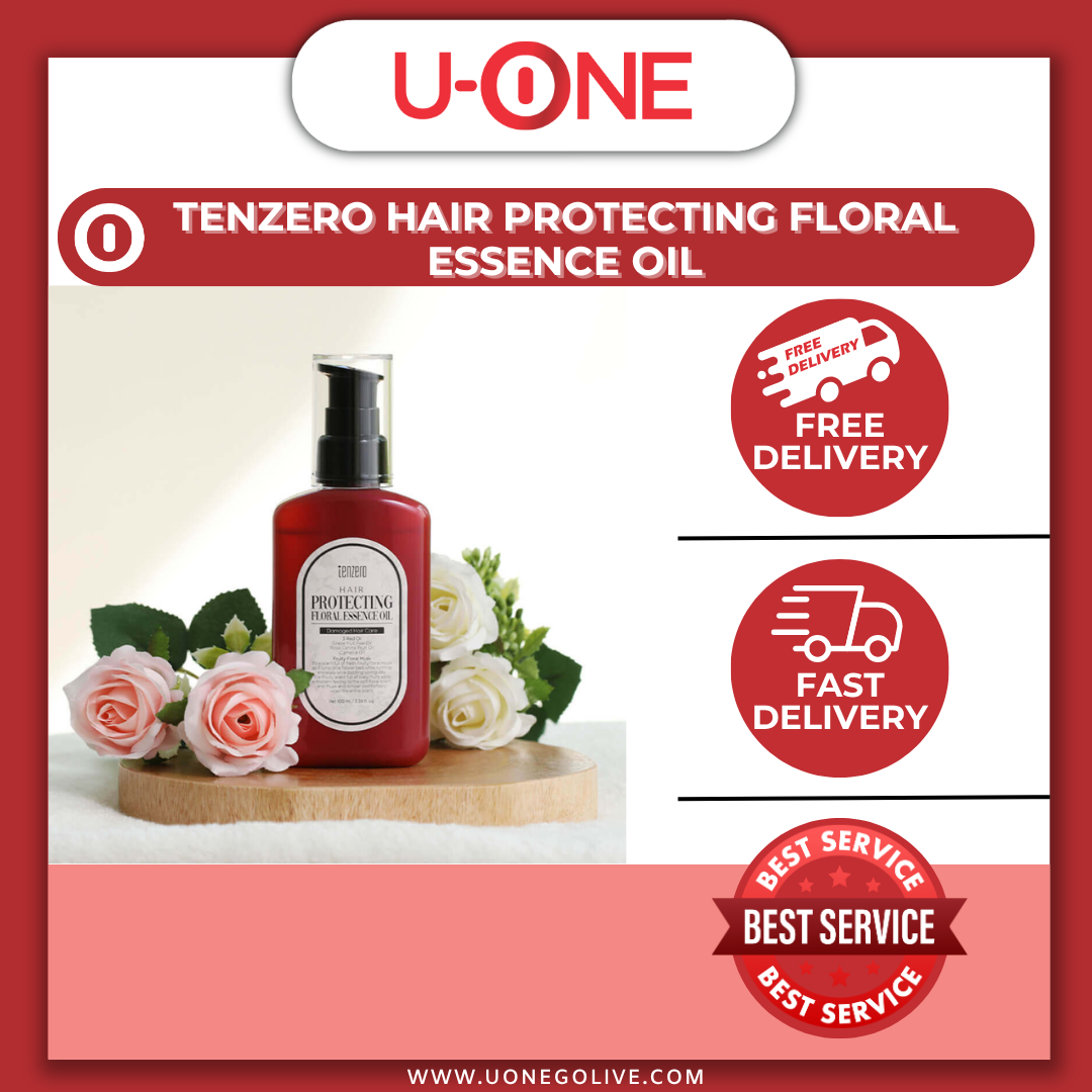 U-ONE | Korea | Tenzero | Hair Protecting Floral Essence Oil | 100ml