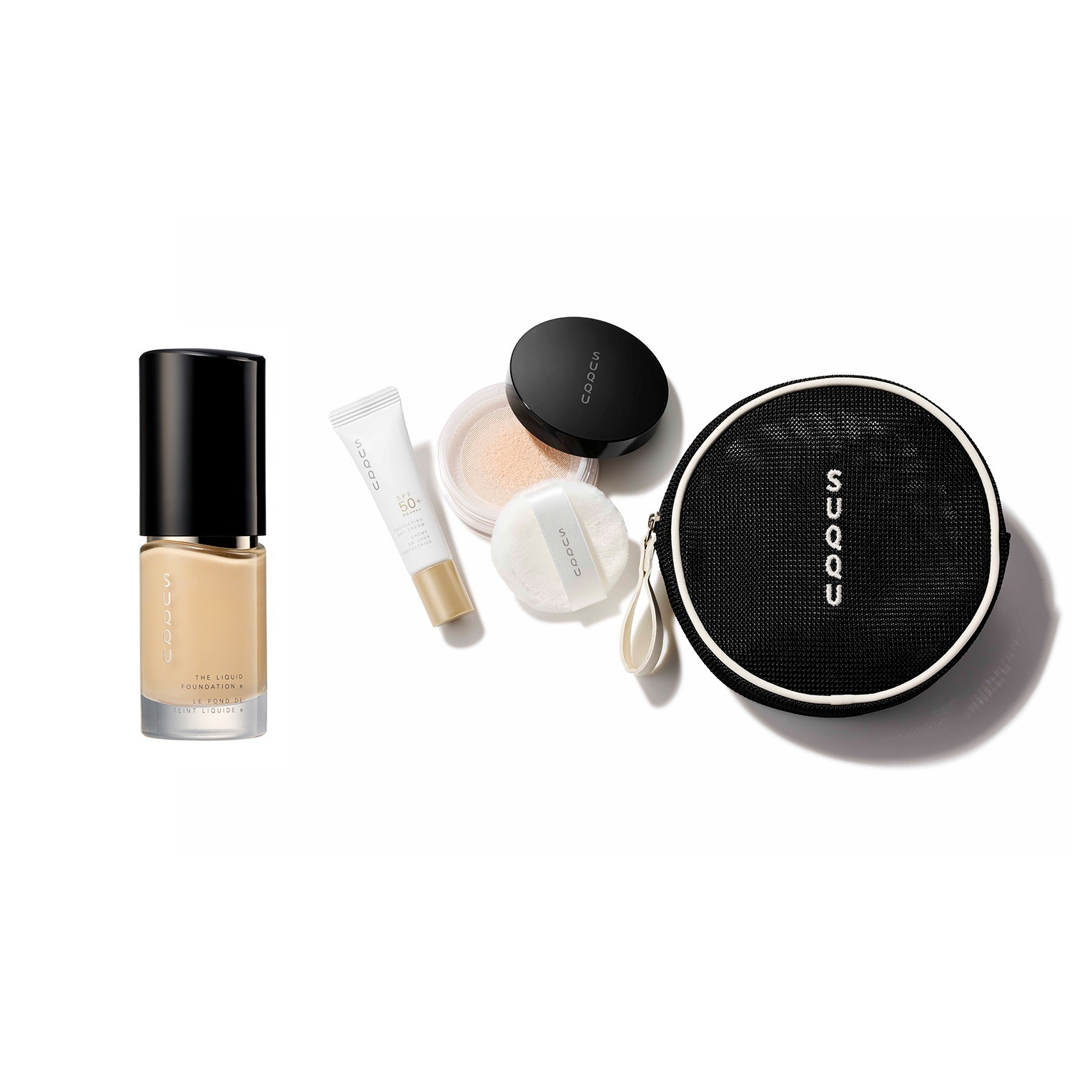 SUQQU The Liquid Foundation e + Base Makeup Kit L (Sheer Loose Powder)