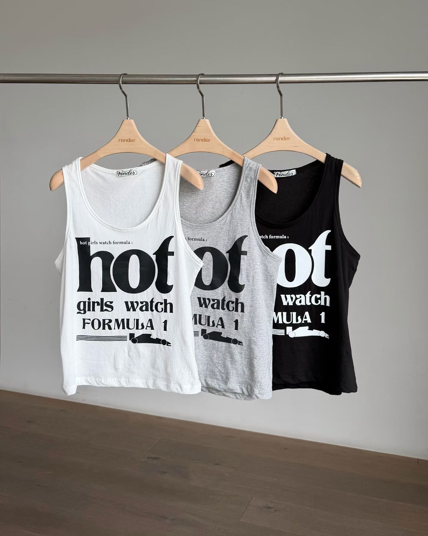 RD2639 "HOT GIRL"  sleeveless