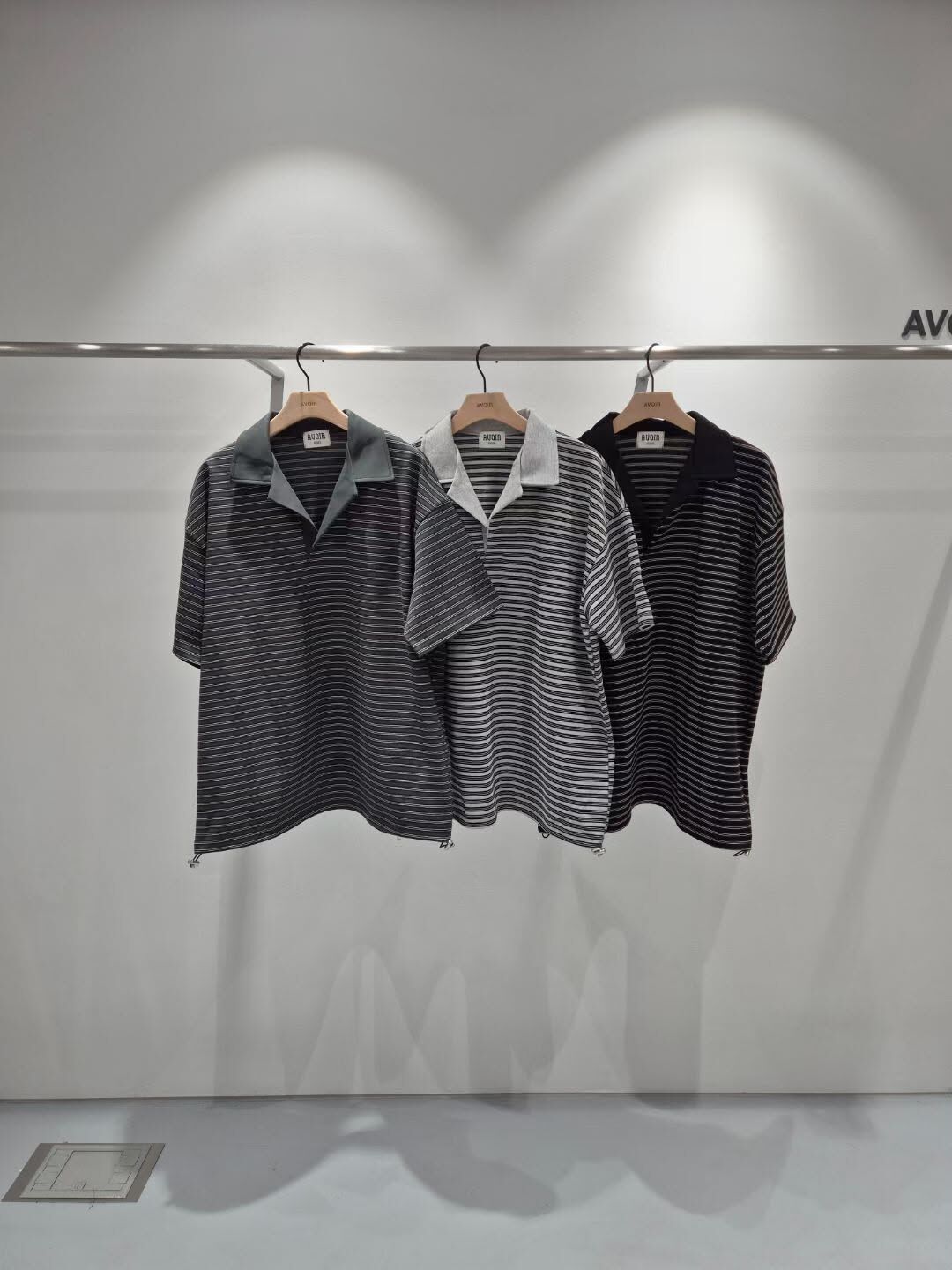 橫間Polo短袖Tee AVOIR-022T