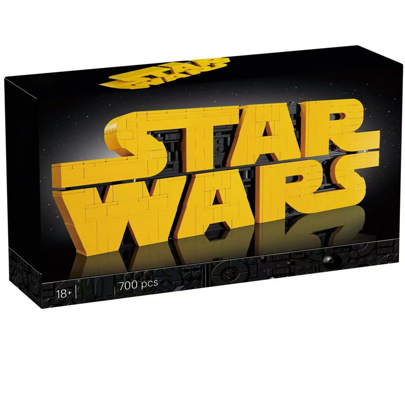 Star Wars Brick-Built Star Wars Logo Building Set Fit Lego NO BOX NA004