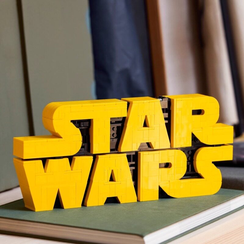 Star Wars Brick-Built Star Wars Logo Building Set Fit Lego NO BOX NA004