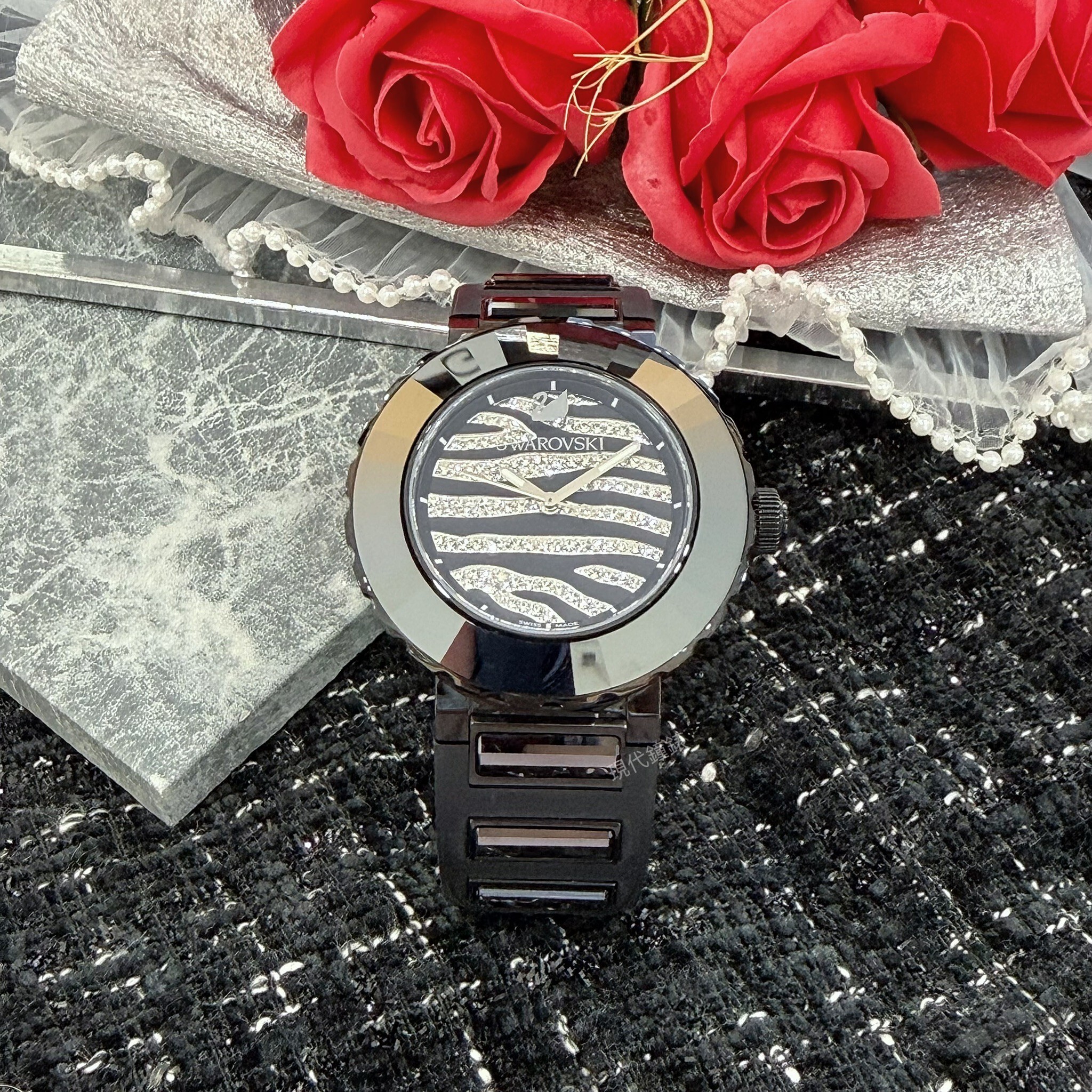 【SWAROVSKI施華洛世奇】施華洛世奇閃耀女腕錶5040563 39mm 現代鐘錶
