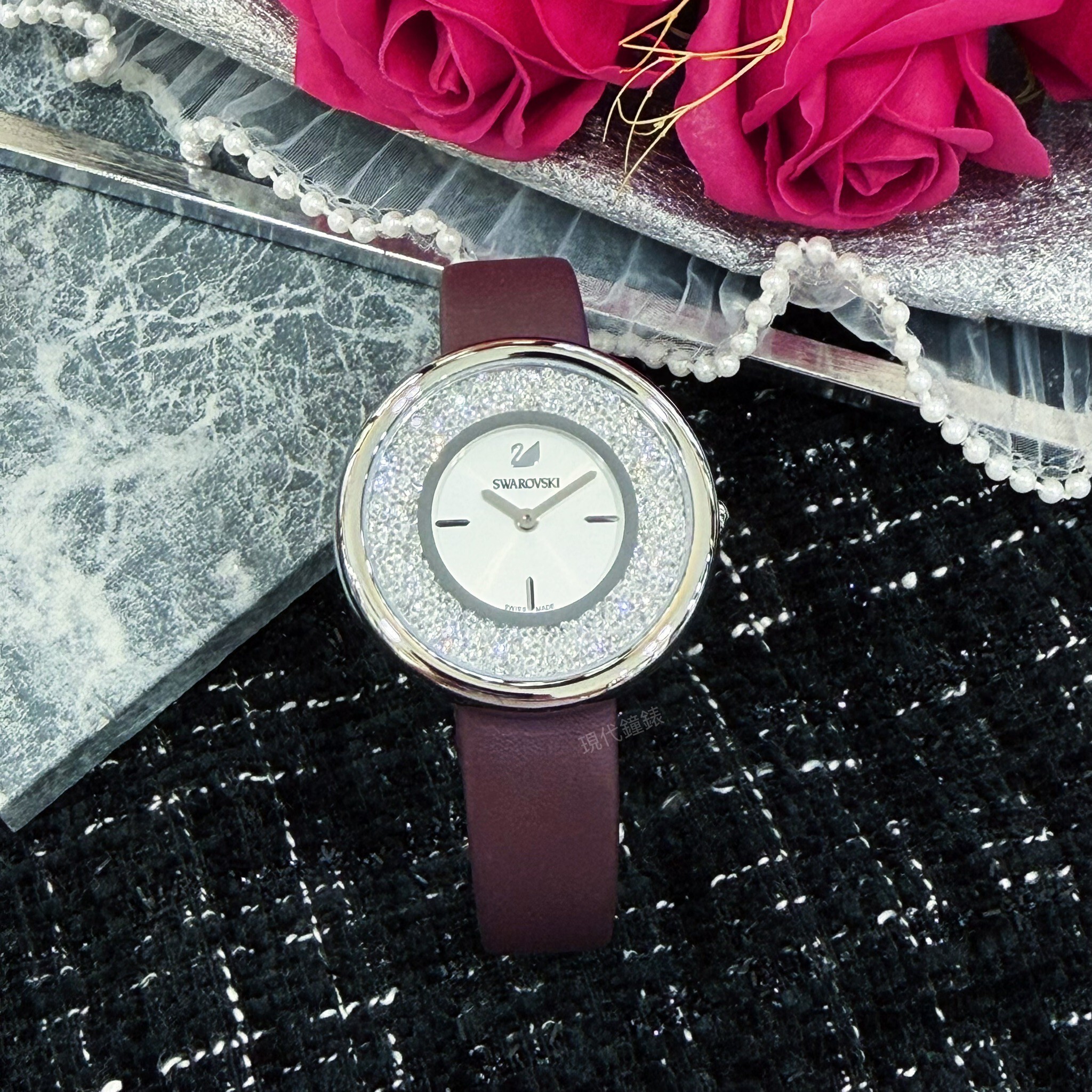 【SWAROVSKI施華洛世奇】施華洛世奇璀璨女腕錶 5295355 34mm 現代鐘錶