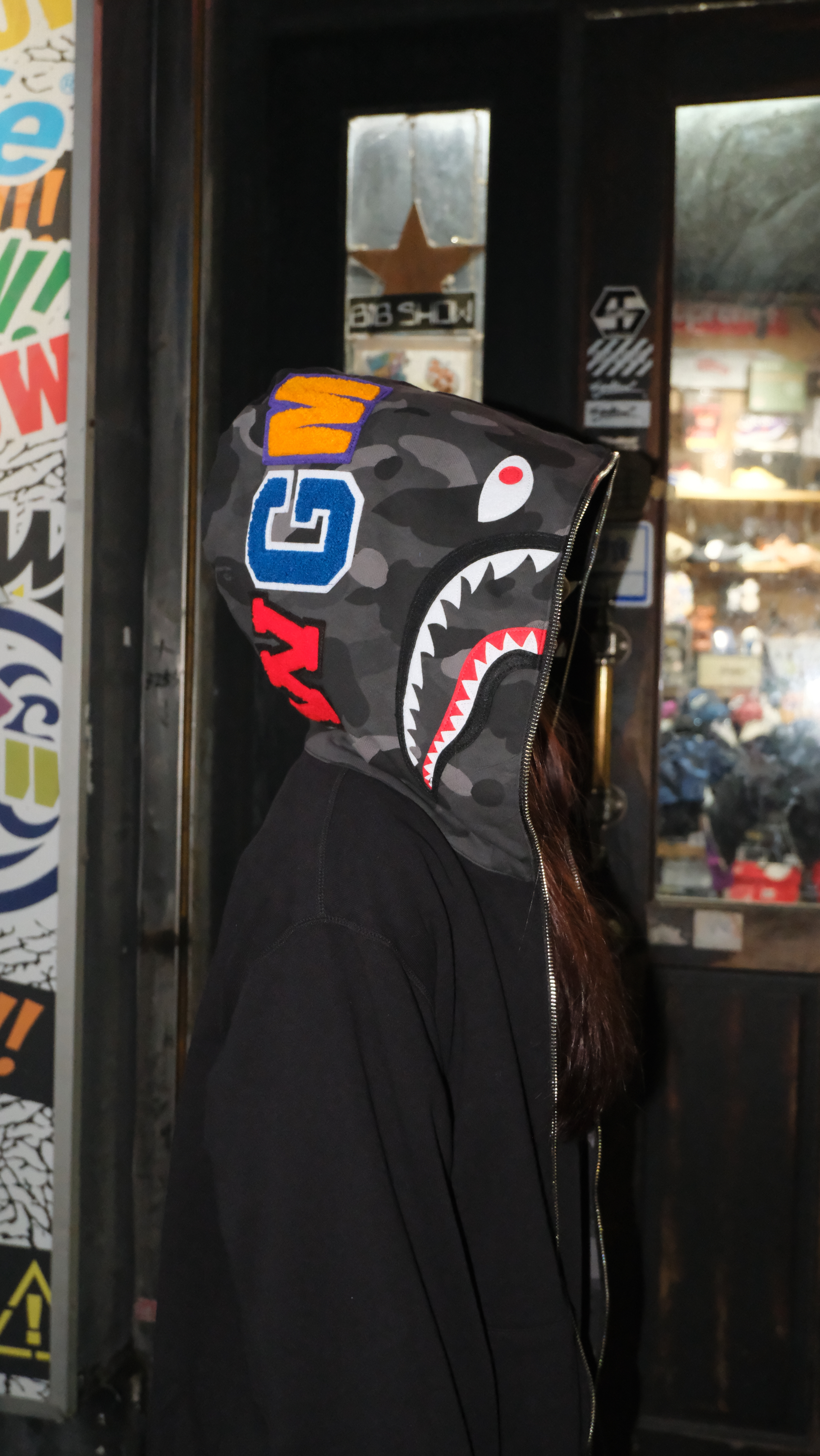 BAPE SS26 迷彩 雙面穿 鯊魚外套 1M20115004