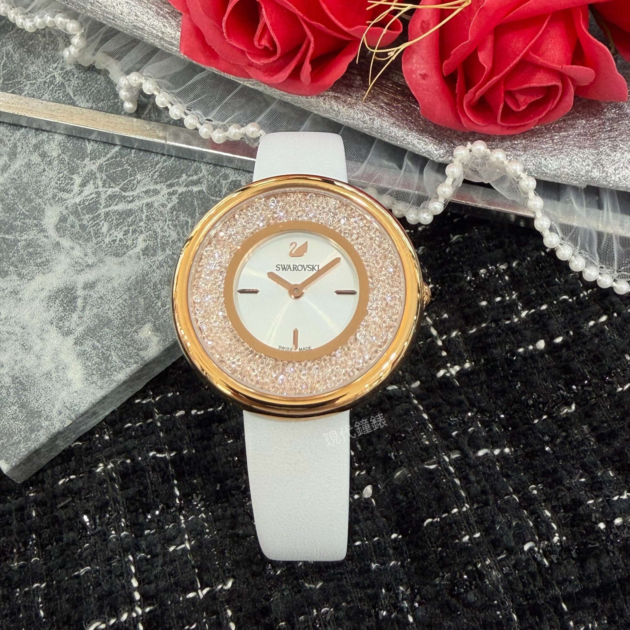 【SWAROVSKI施華洛世奇】施華洛世奇璀璨女腕錶 5376083 34mm 現代鐘錶