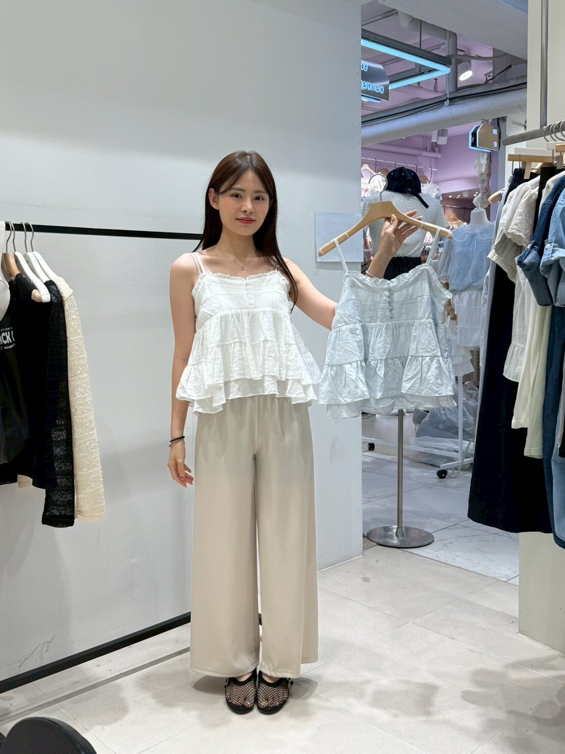 HU6304 仙女系荷葉蛋糕背心