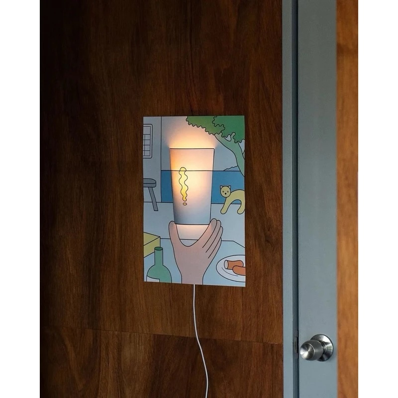 必須擁有の居家小物・日本Sakae MarkxUnpis Poster Light海報燈