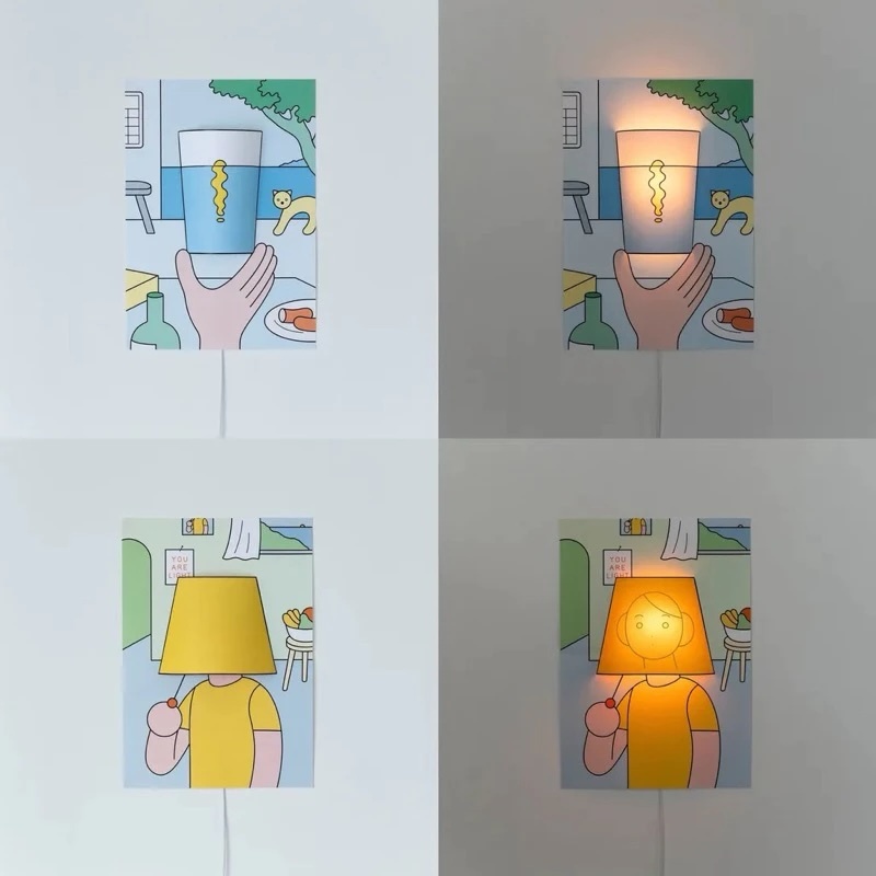 必須擁有の居家小物・日本Sakae MarkxUnpis Poster Light海報燈