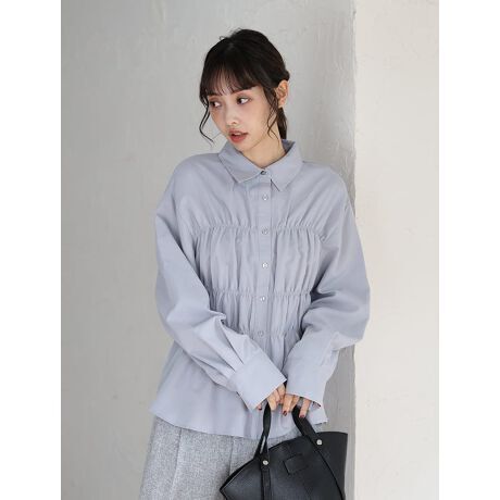 Bustier Design Long Sleeve Shirt 馬甲剪裁長袖襯衫
