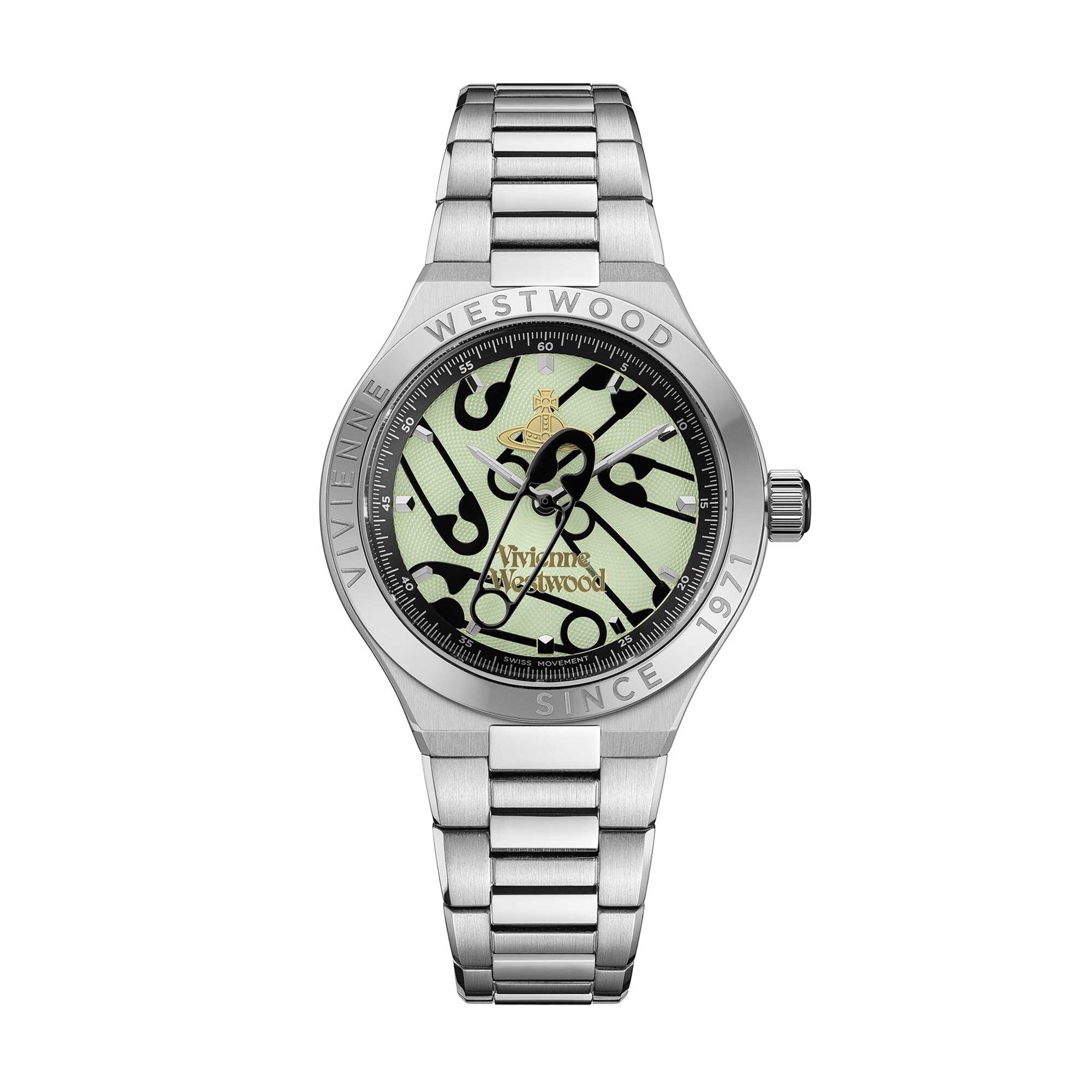 VV345LUMSL 西太后 Vivienne Westwood Berwick 37mm 夜光 綠色錶盤 女裝 手錶 (香港行貨)