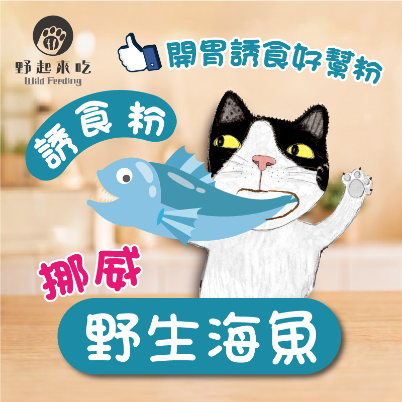 挪威野生海魚誘食粉(可常溫或冷凍寄送)