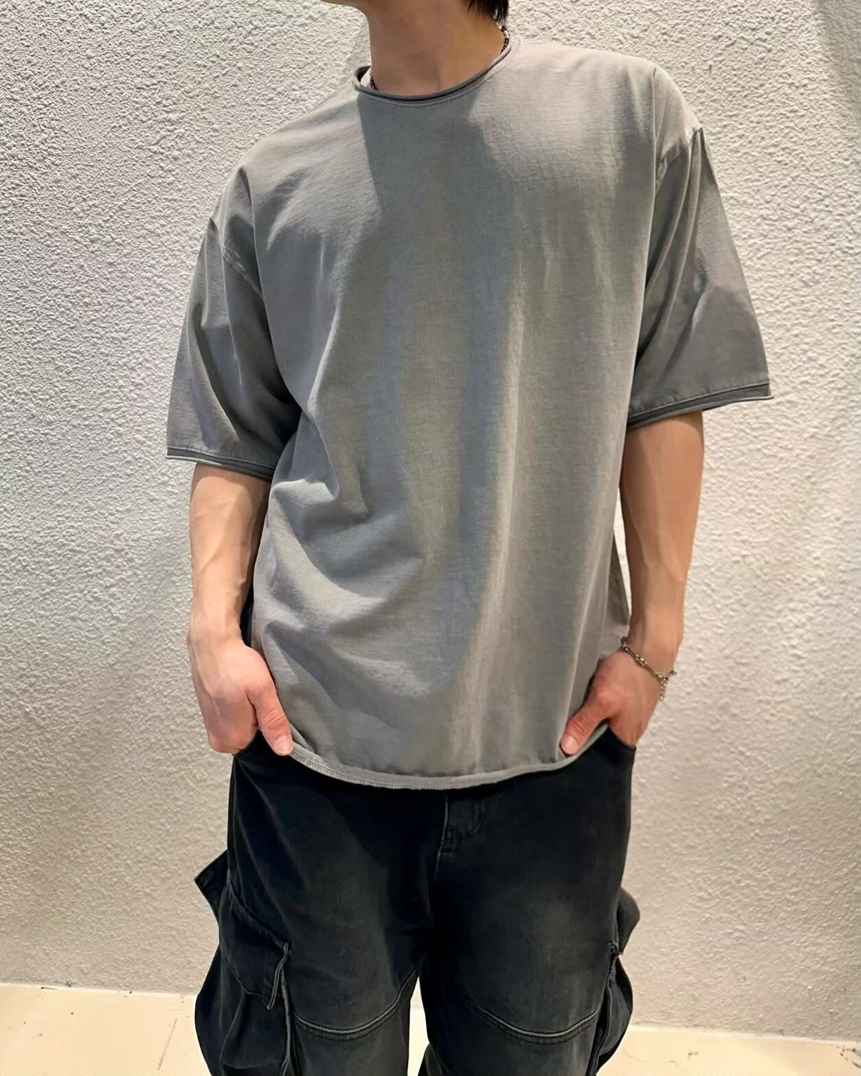 洗水淨色短袖Tee AUDAU-026T