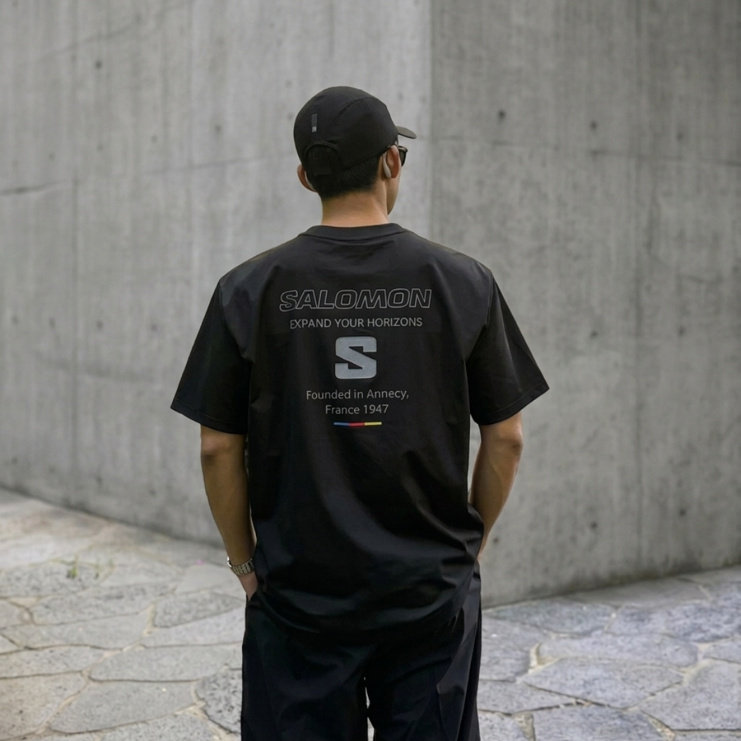 "代購" Salomon UNI Scope Short Sleeve 韓國限定款 寬鬆機能短T