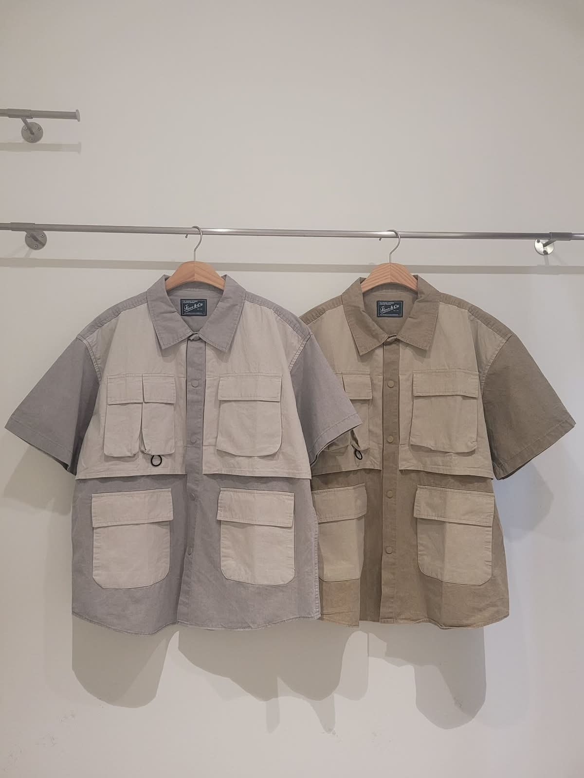 拼色短袖恤衫 F&c-117S