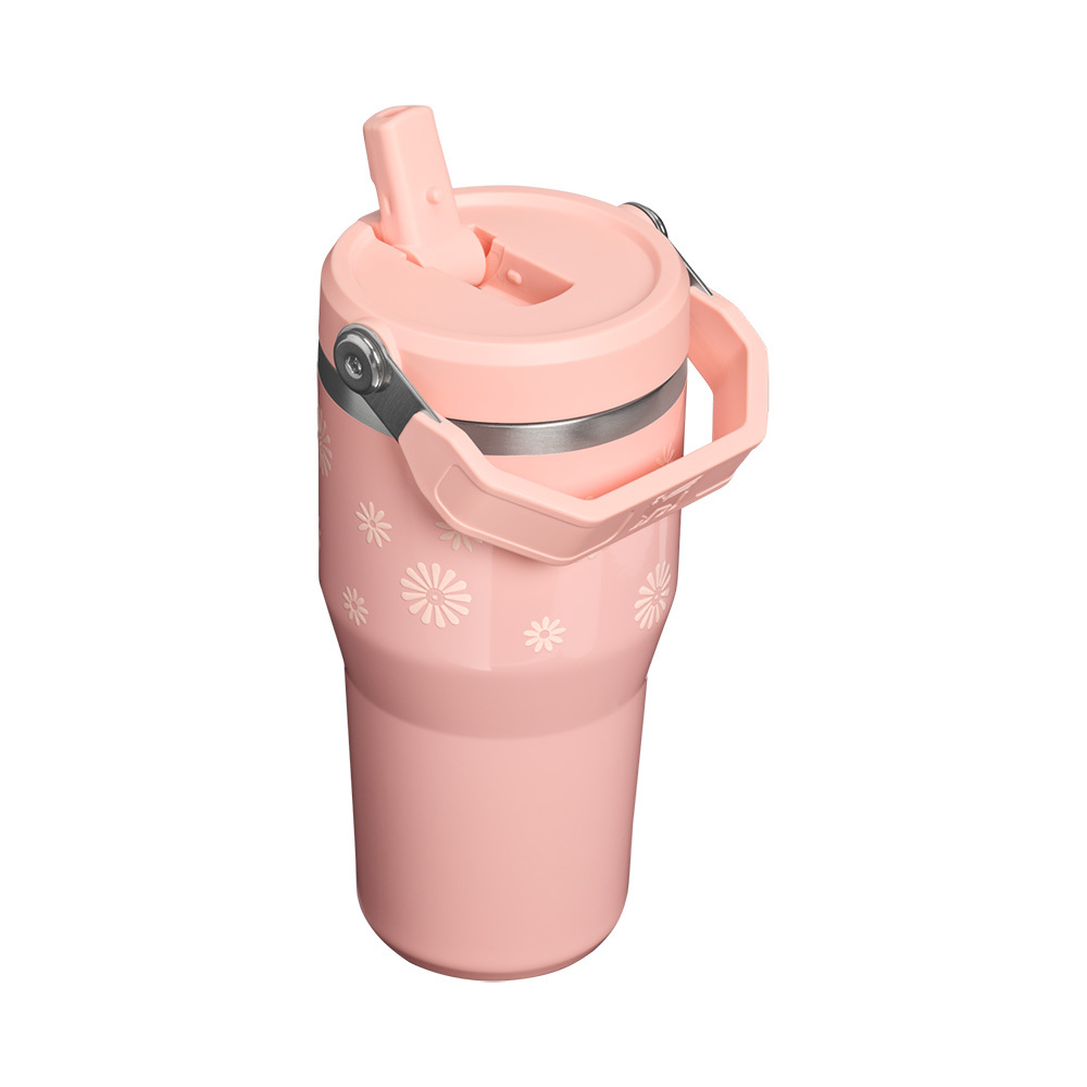 少 量 現 貨丨Stanley 1913 IceFlow™ 手提吸管杯 2.0 Flip Straw Tumbler 雪酪雛菊 20oz