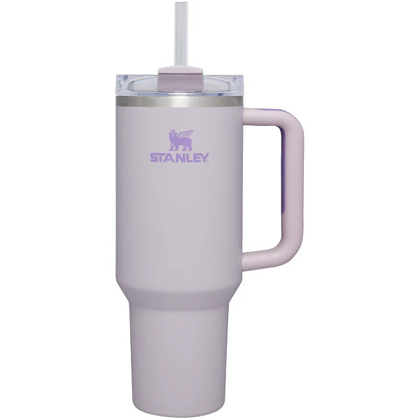 少 量 現 貨丨STANLEY THE QUENCHER H2.0 FLOWSTATE™ 40OZ 防漏吸管隨手杯 蘭花