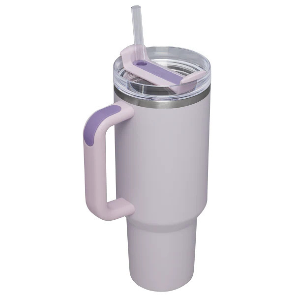 少 量 現 貨丨STANLEY THE QUENCHER H2.0 FLOWSTATE™ 40OZ 防漏吸管隨手杯 蘭花