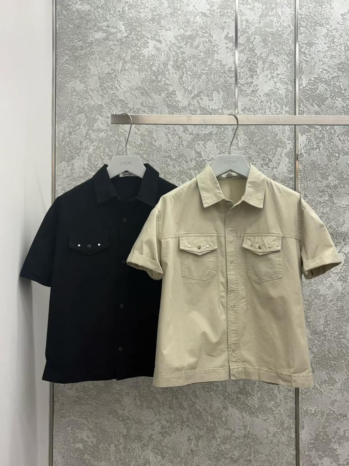 淨色短袖恤衫 LOCAL-028S