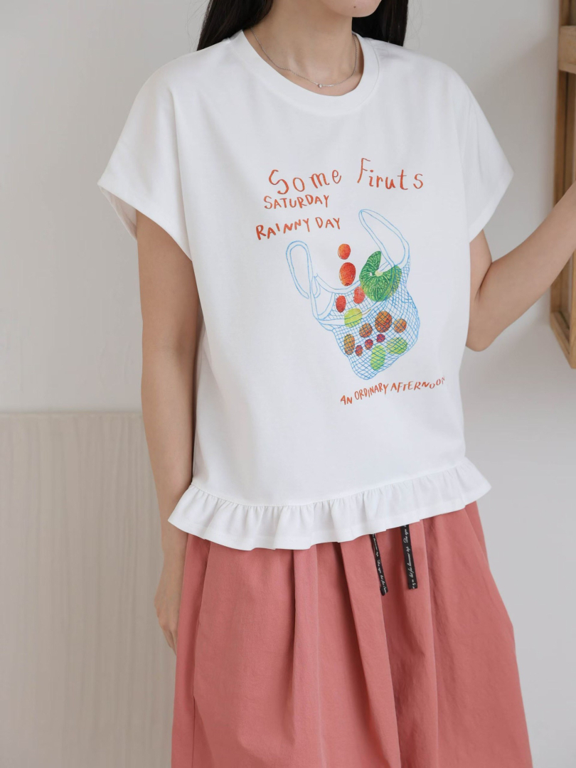 一點繽紛、一點可愛★夏日果漾百搭上衣